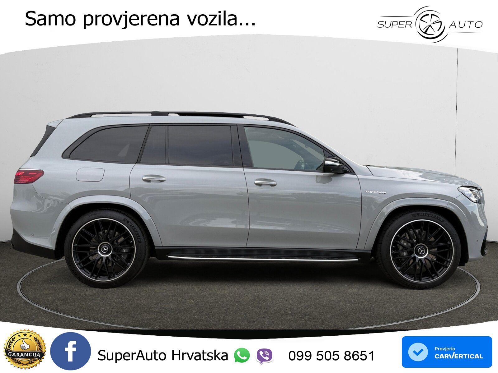 Mercedes-Benz GLS AMG GLS 63 V8 EQ Boost 4MATIC+ AMG SPEEDSHIFT TCT 9G LED+GR SJED+ACC