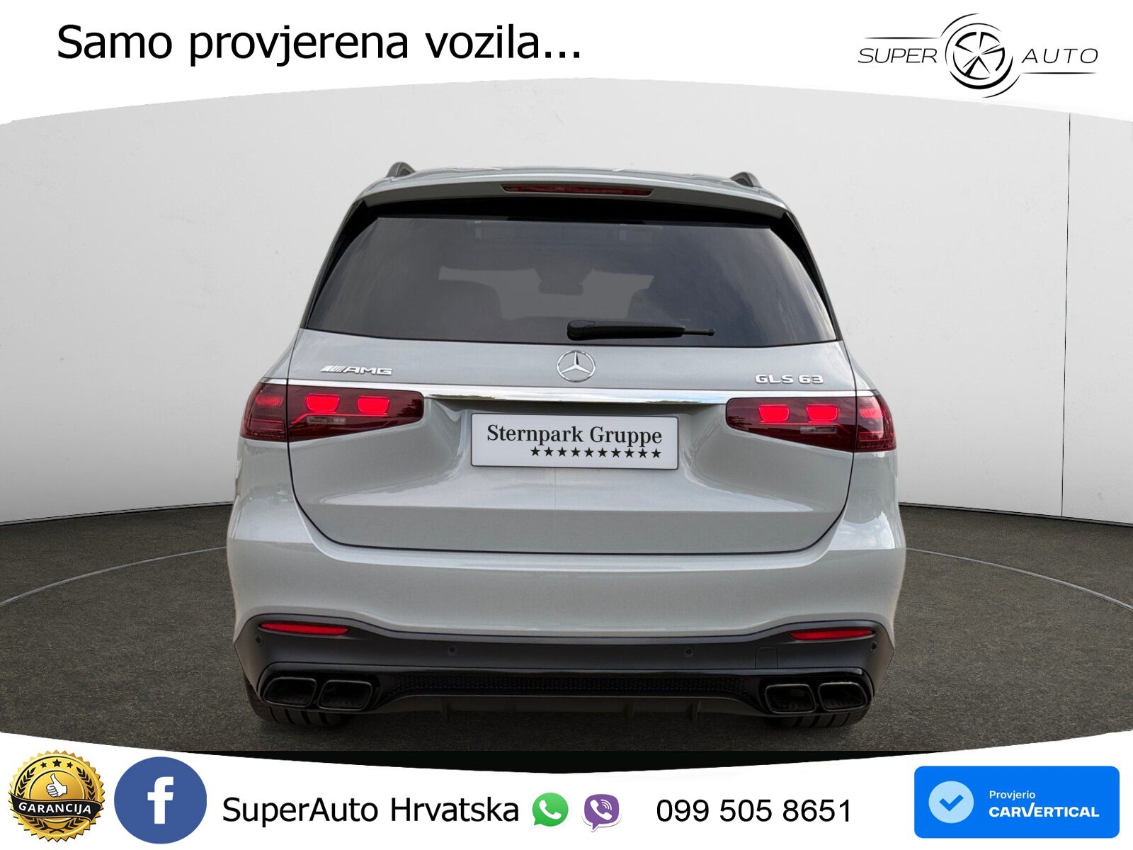 Mercedes-Benz GLS AMG GLS 63 V8 EQ Boost 4MATIC+ AMG SPEEDSHIFT TCT 9G LED+GR SJED+ACC