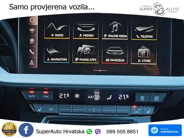Audi S3 Limuzina 2.0 TFSI (333 KS) quattro S tronic LED+GR SJED+ACC