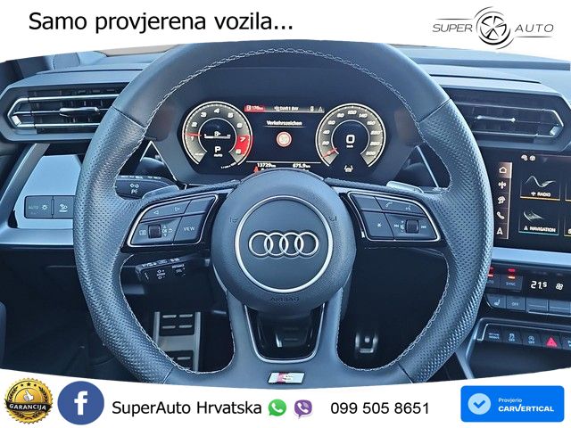 Audi S3 Limuzina 2.0 TFSI (333 KS) quattro S tronic LED+GR SJED+ACC