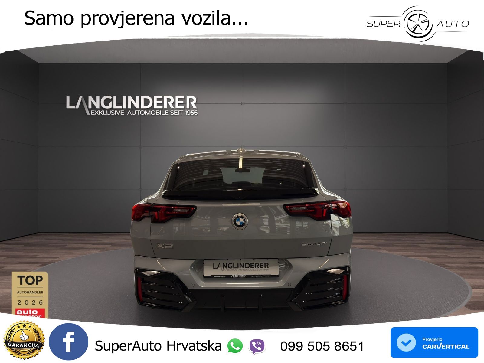 BMW X2 sDrive20i Steptronic M Sport LED+GR SJED+ACC