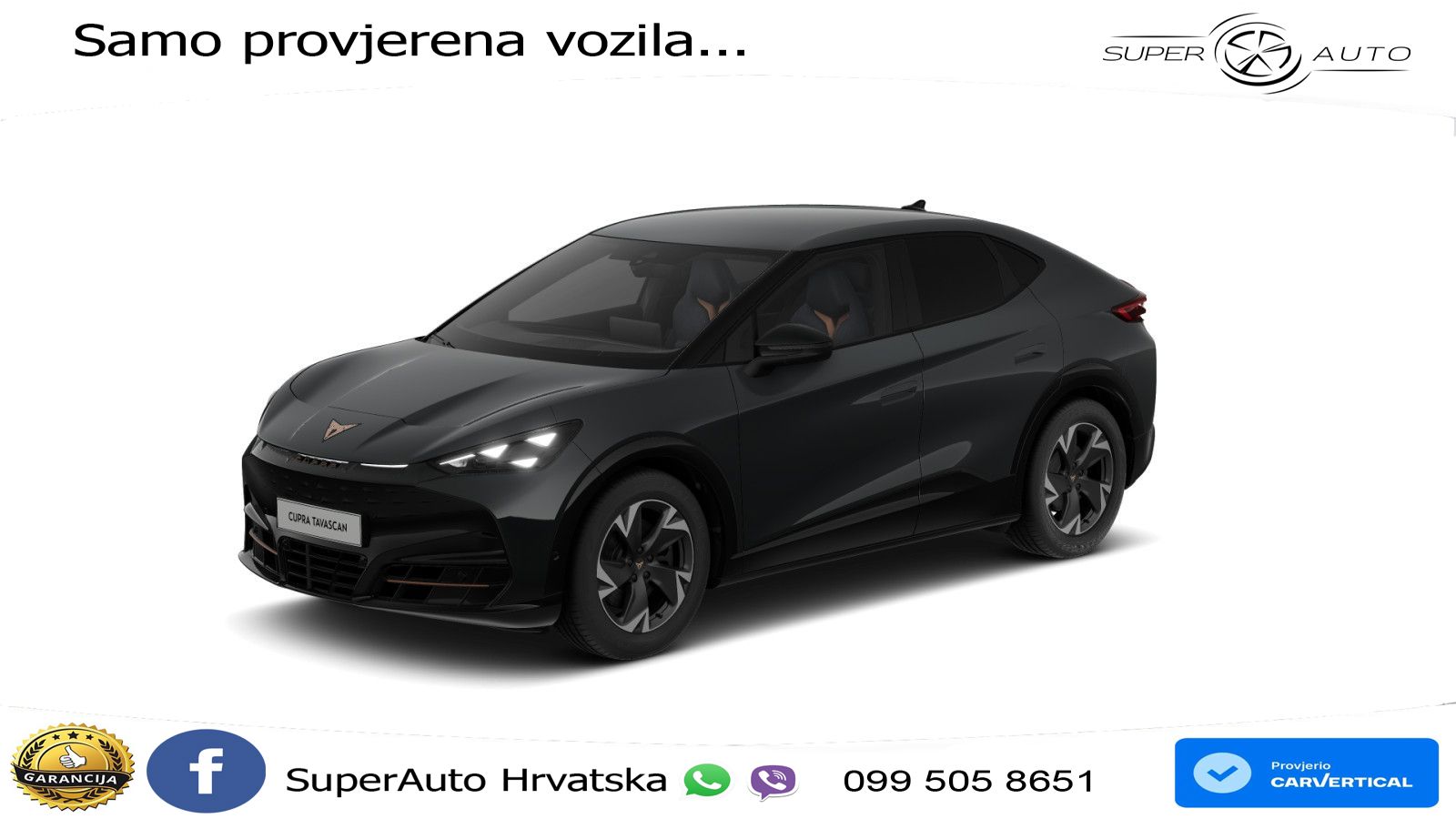 Cupra Tavascan 82 kWh (286 KS) LED+GR SJED+ACC