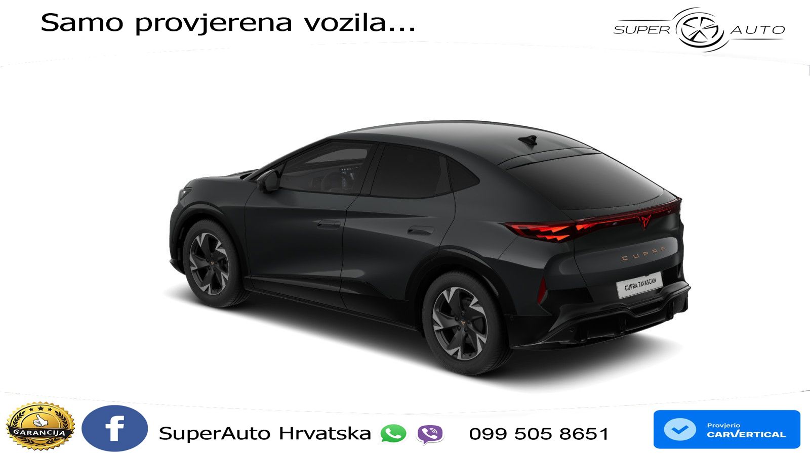 Cupra Tavascan 82 kWh (286 KS) LED+GR SJED+ACC