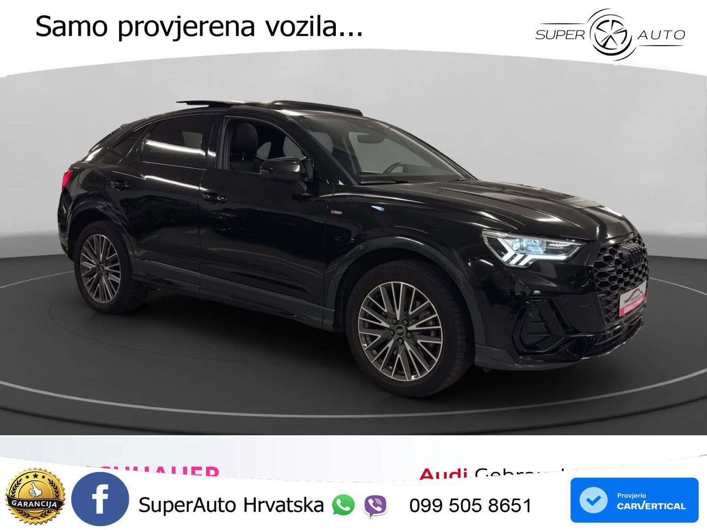 Audi Q3 II Sportback 45 TFSI (245 KS) quattro S tronic S line