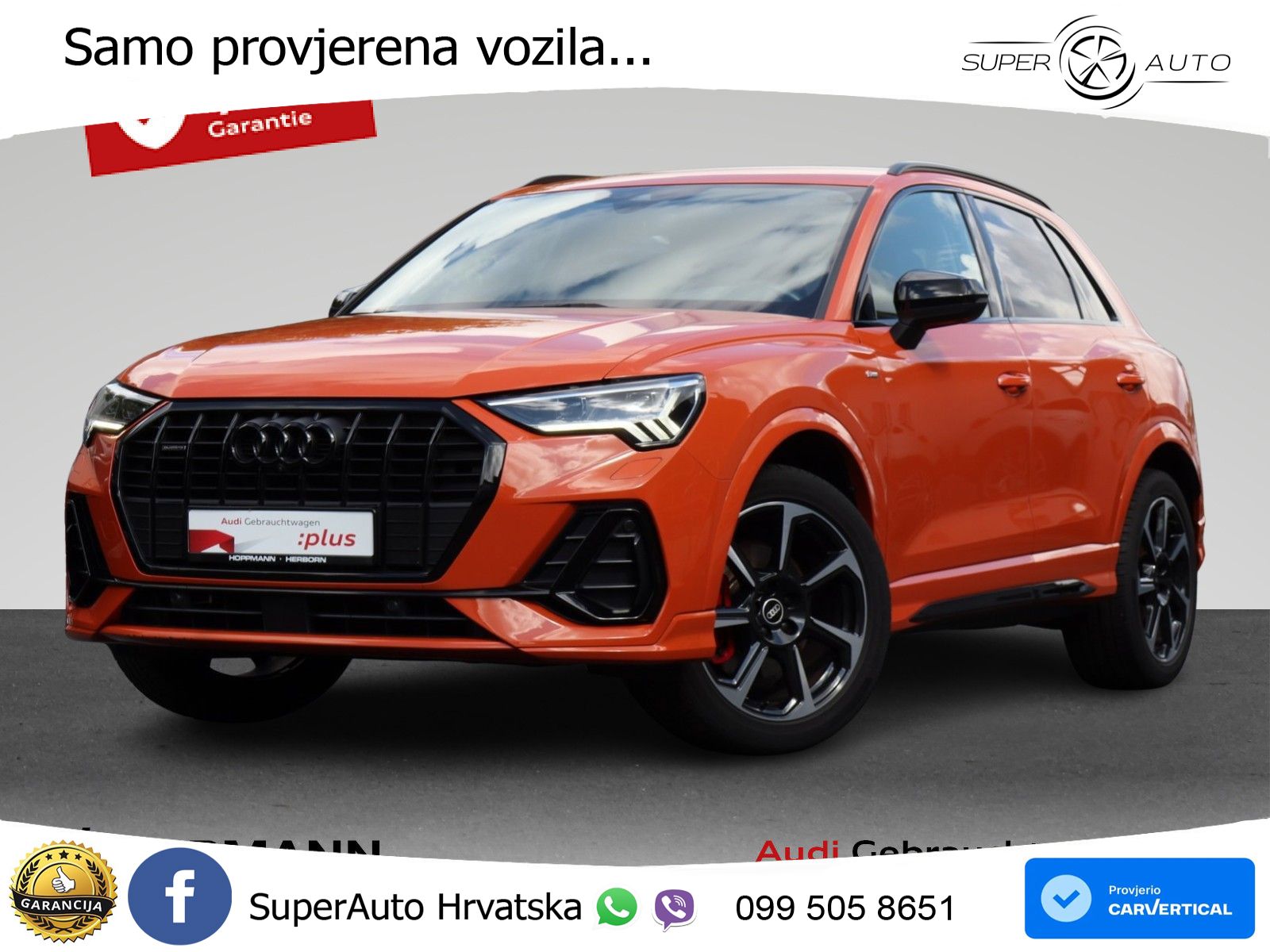 Audi Q3 40 TFSI (190 KS) quattro S tronic S line MATRIX+GR SJED+KAM