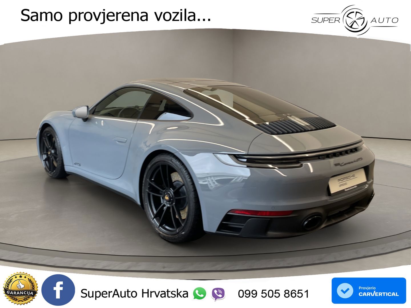 Porsche 911 Carrera 4 GTS 3.0 (480 KS) PDK LED+GR SJED+ACC