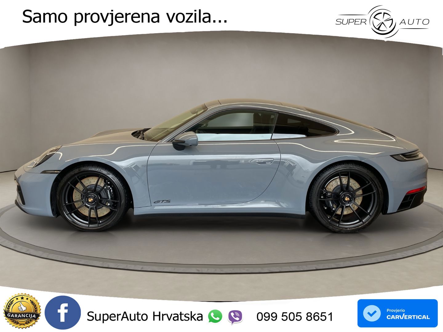 Porsche 911 Carrera 4 GTS 3.0 (480 KS) PDK LED+GR SJED+ACC