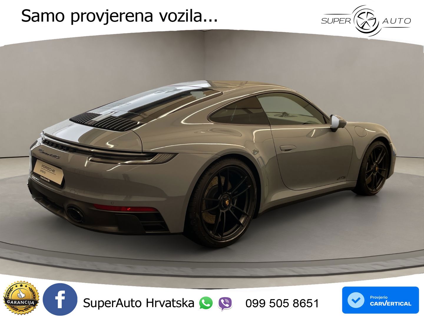 Porsche 911 Carrera 4 GTS 3.0 (480 KS) PDK LED+GR SJED+ACC
