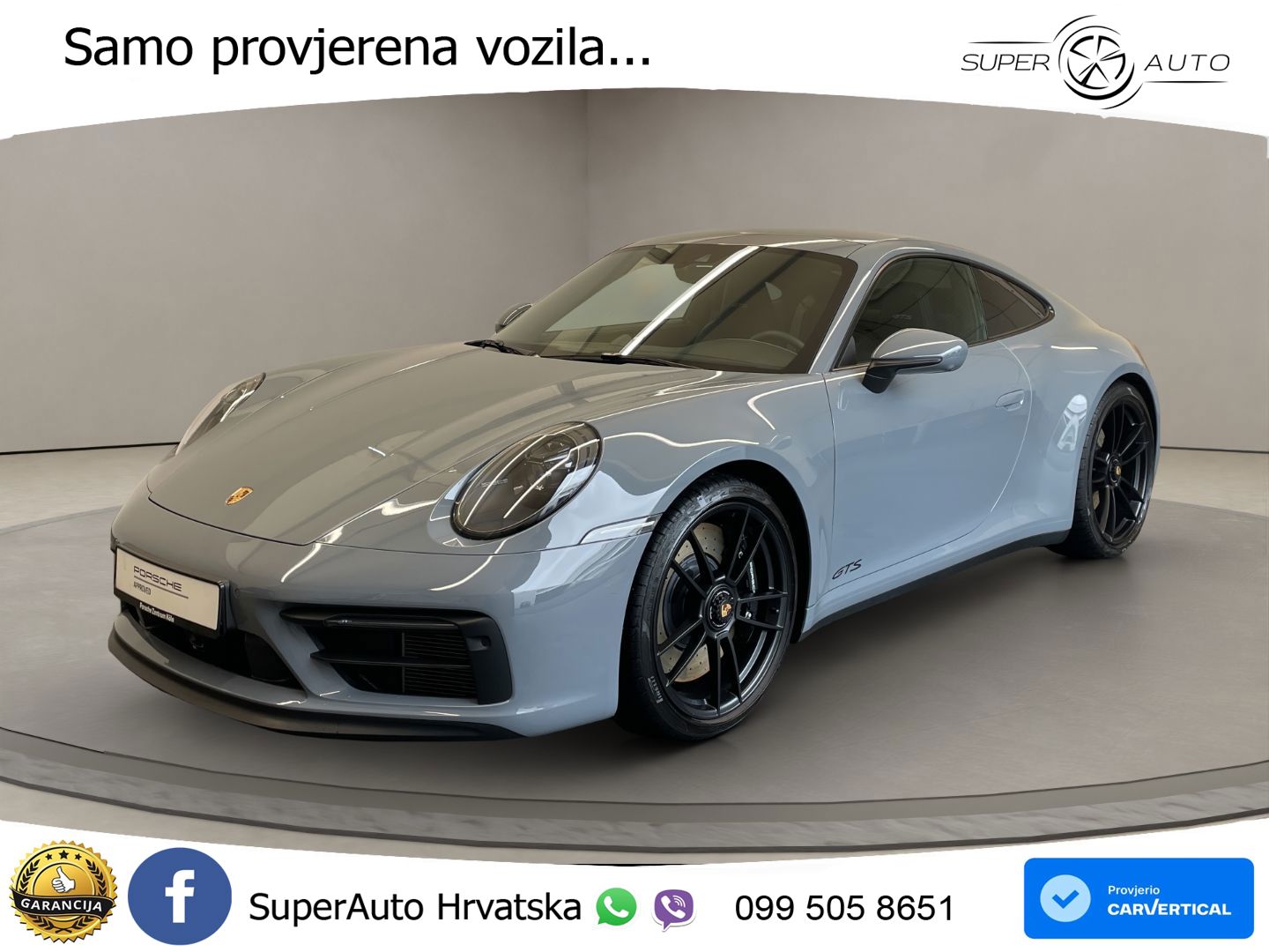 Porsche 911 Carrera 4 GTS 3.0 (480 KS) PDK LED+GR SJED+ACC