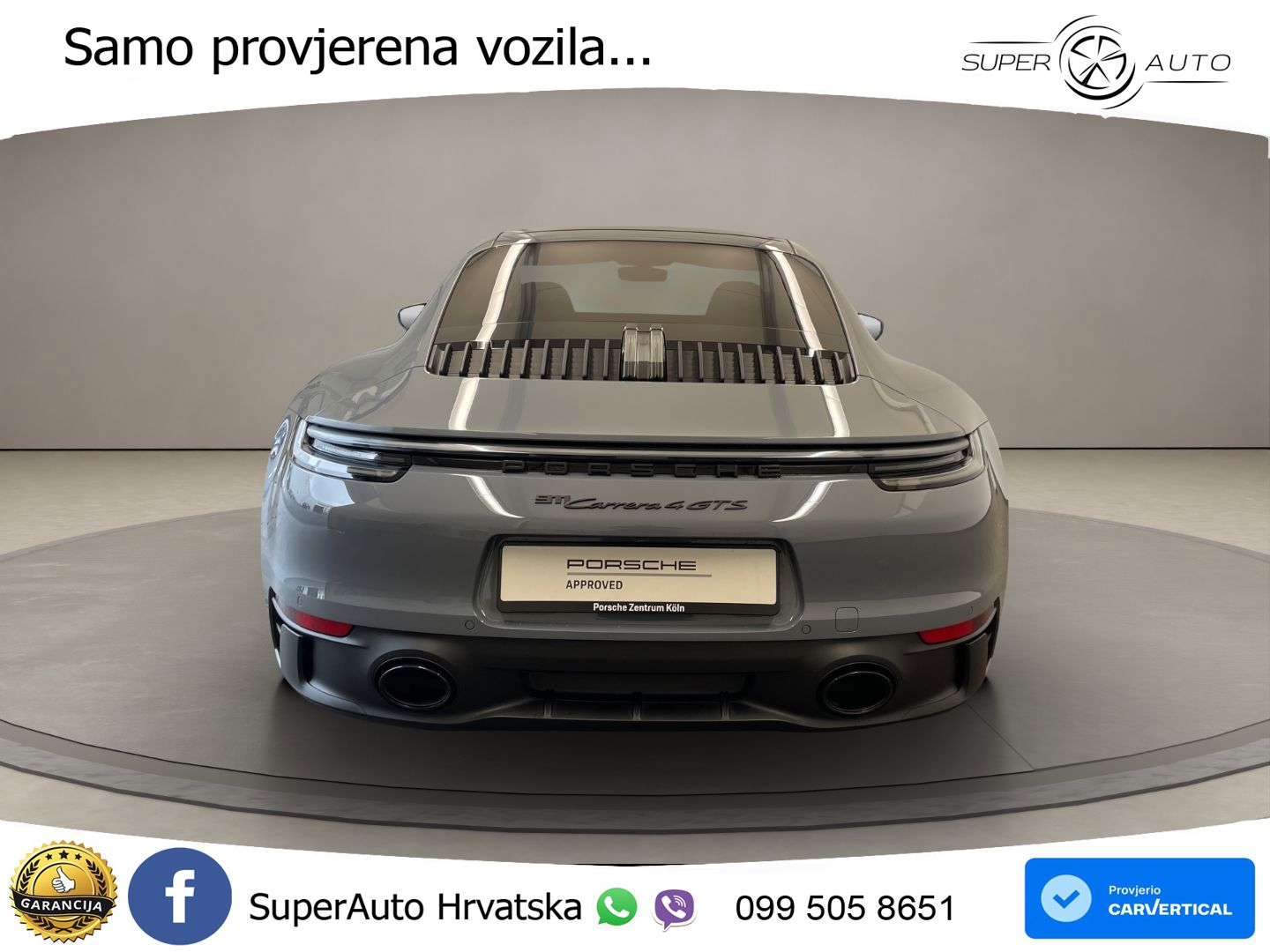Porsche 911 Carrera 4 GTS 3.0 (480 KS) PDK LED+GR SJED+ACC