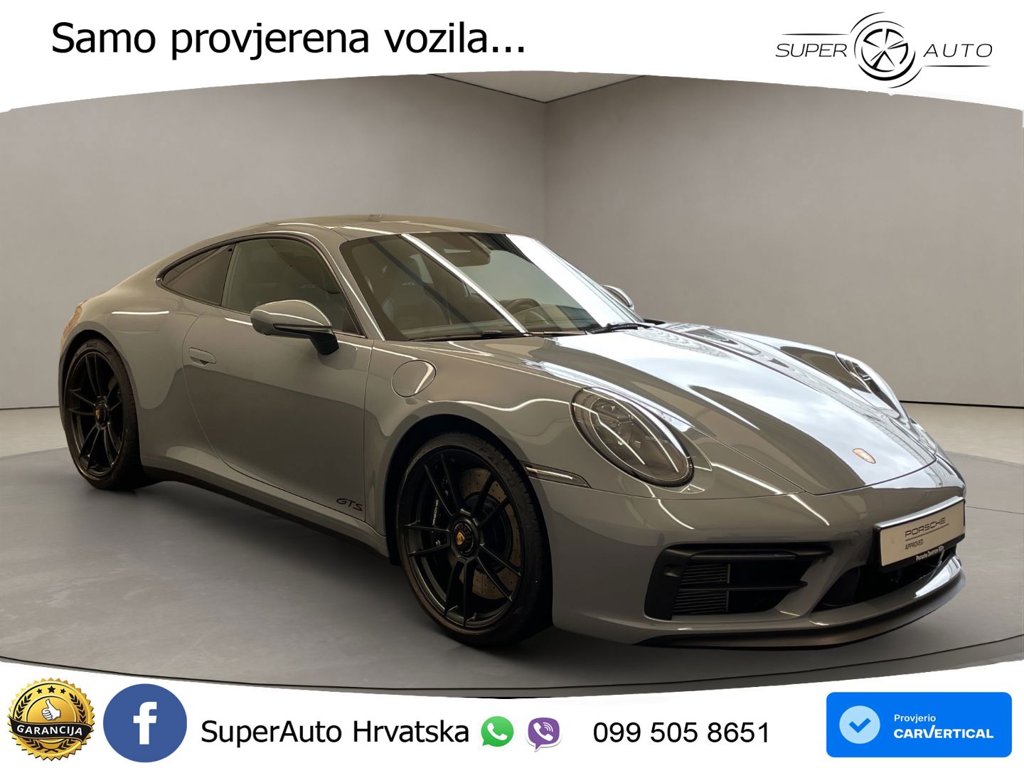 Porsche 911 Carrera 4 GTS 3.0 (480 KS) PDK LED+GR SJED+ACC