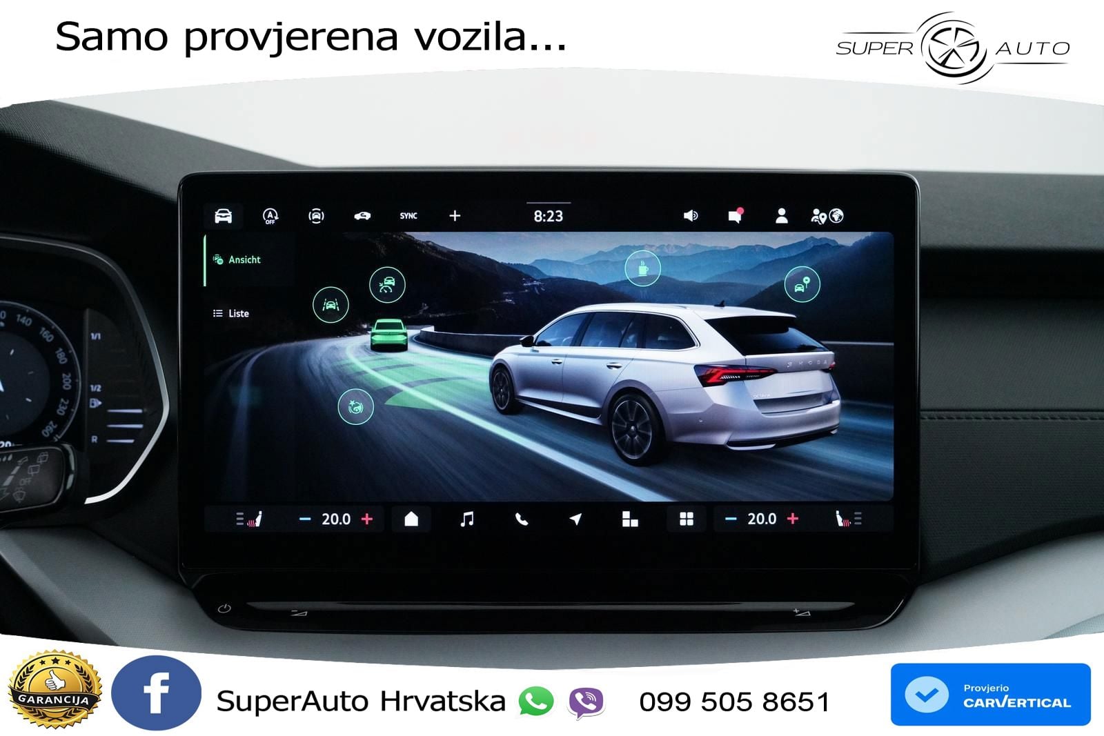 Škoda Octavia Combi 1.5 TSI (150 KS) DSG Selection LED+GR SJED+ACC