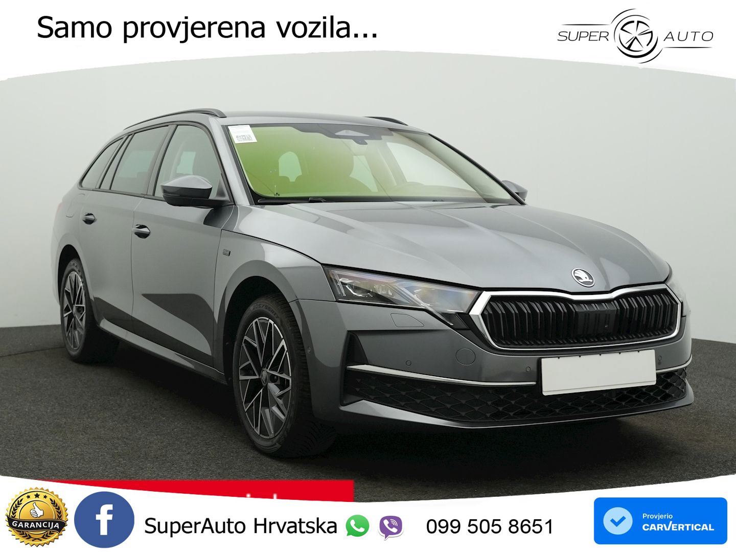 Škoda Octavia Combi 2.0 TDI (150 KS) DSG Selection LED+GR SJED+ACC