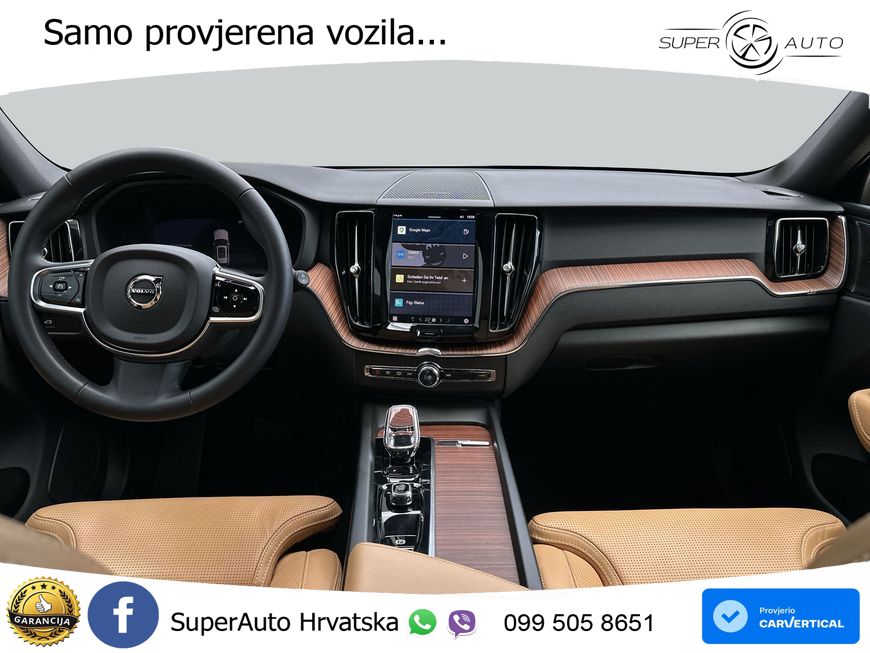 Volvo XC60 B5 Benzin AWD Geartronic ZRAČNI+ACC+GR SJED+360+PANO