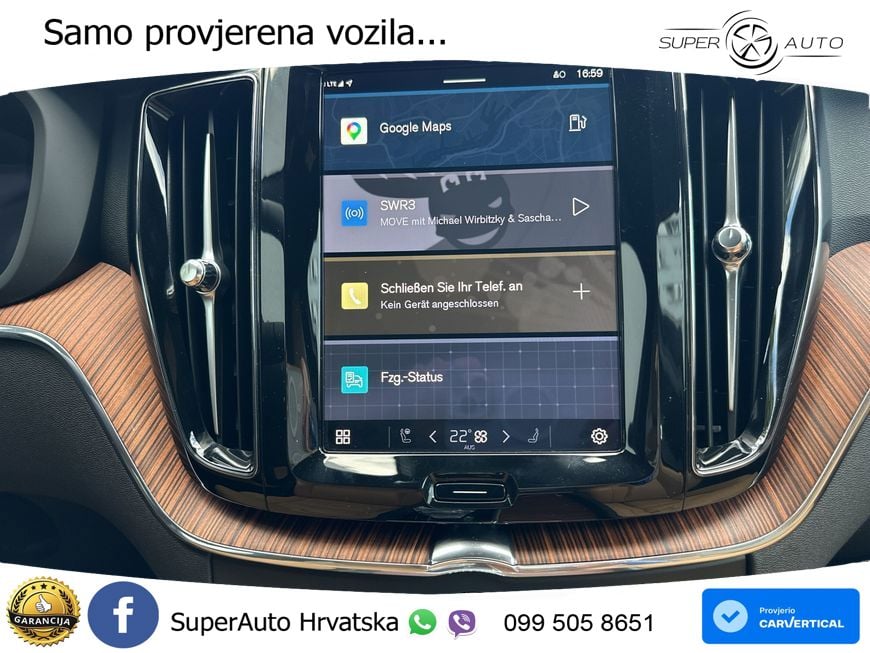 Volvo XC60 B5 Benzin AWD Geartronic ZRAČNI+ACC+GR SJED+360+PANO