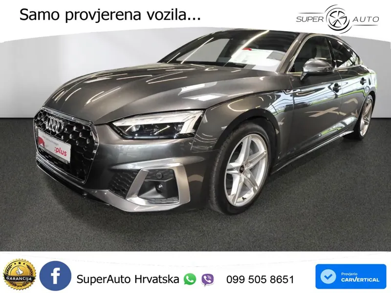 Audi A5 Sportback  40 TFSI (204 KS) quattro S tronic S line MATRIX+GR SJED+KAM