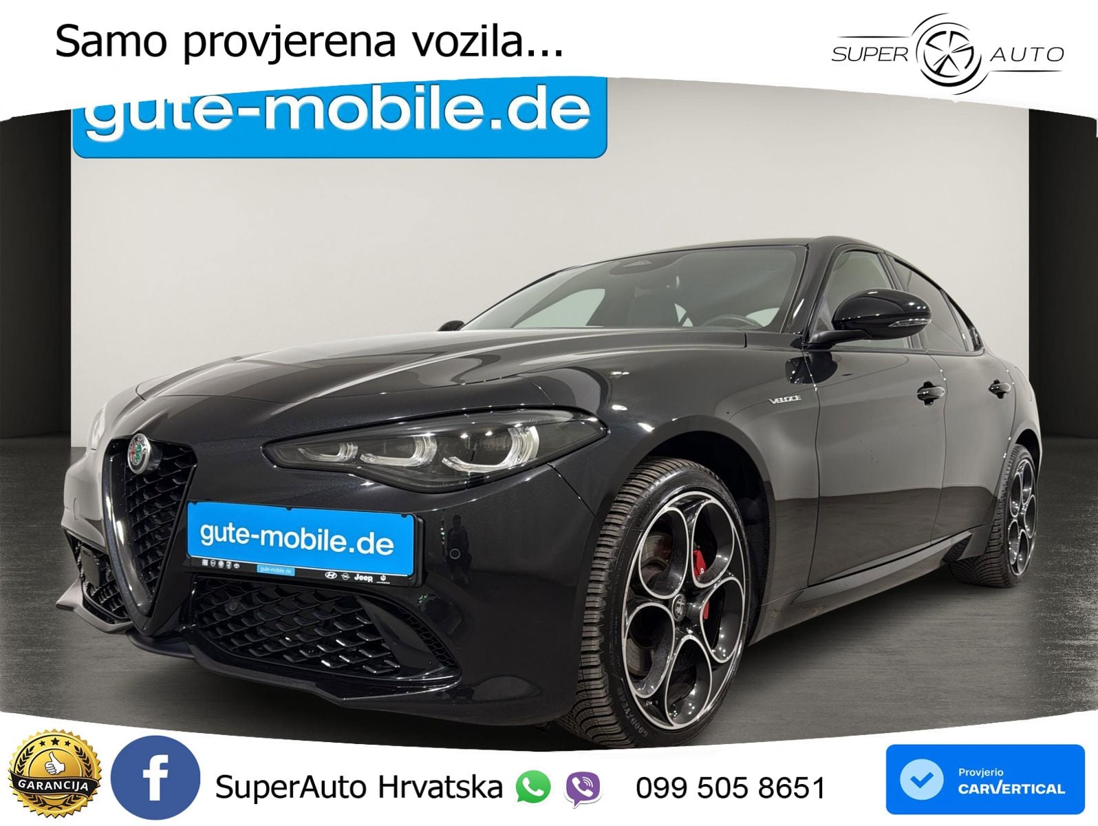 Alfa Romeo Giulia 2.0 Turbo (280 KS) Q4 Automatic MATRIX+GR SJED+KAM