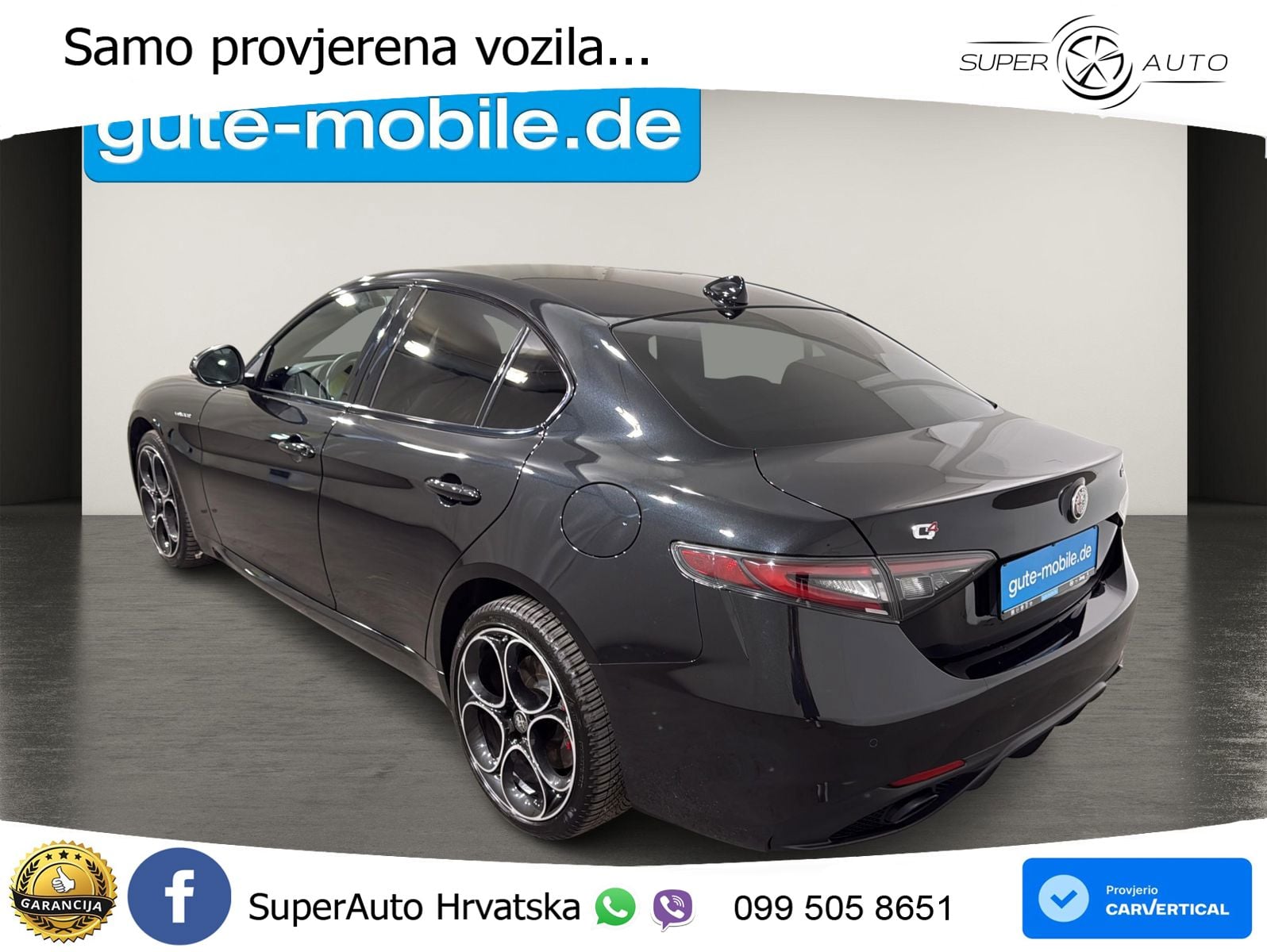 Alfa Romeo Giulia 2.0 Turbo (280 KS) Q4 Automatic MATRIX+GR SJED+KAM