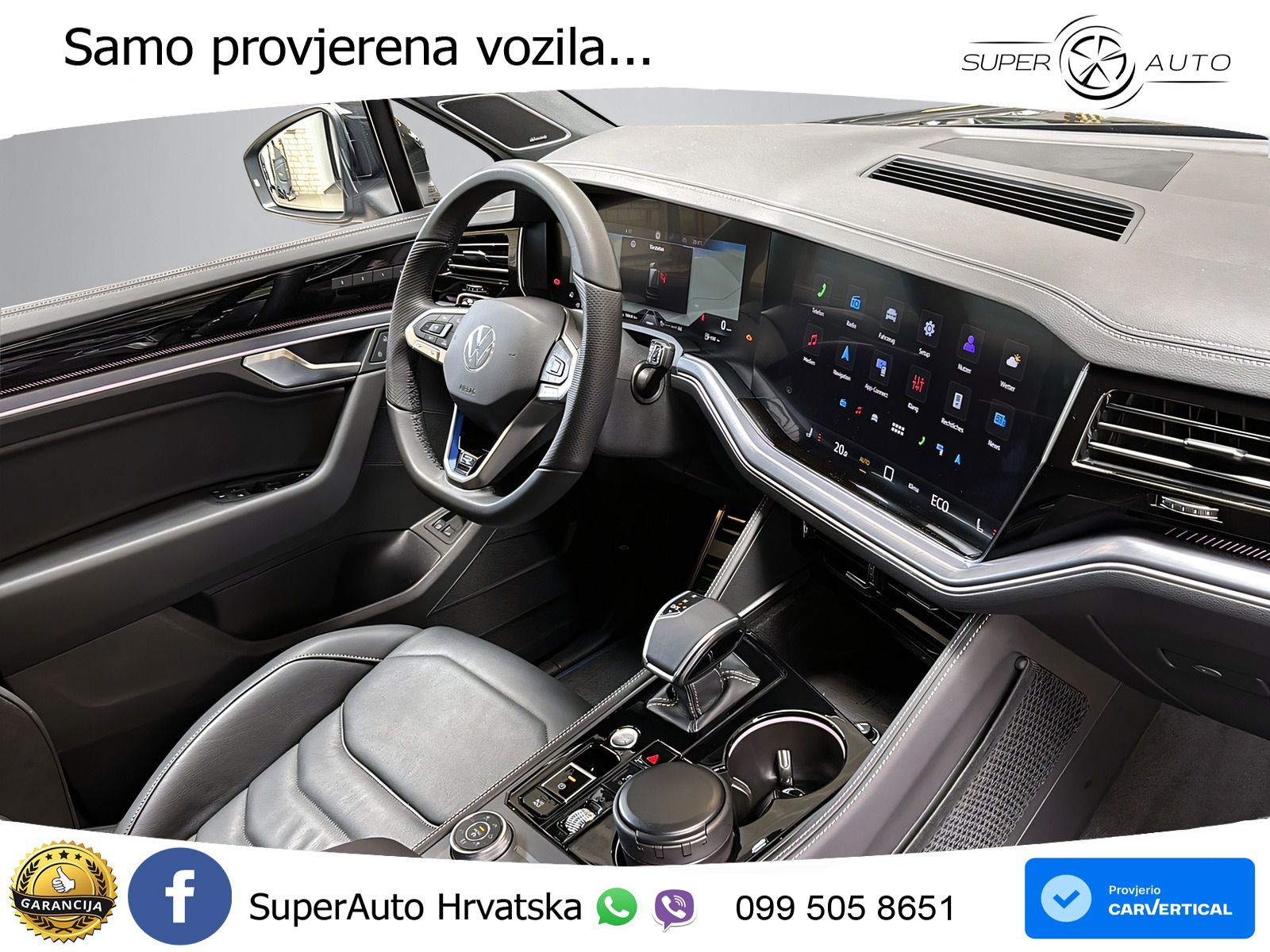 Volkswagen Touareg R 3.0 V6 TFSI (462 KS) 4MOTION Tiptronic ZRAČNI+ACC+4xGR SJED+KAM