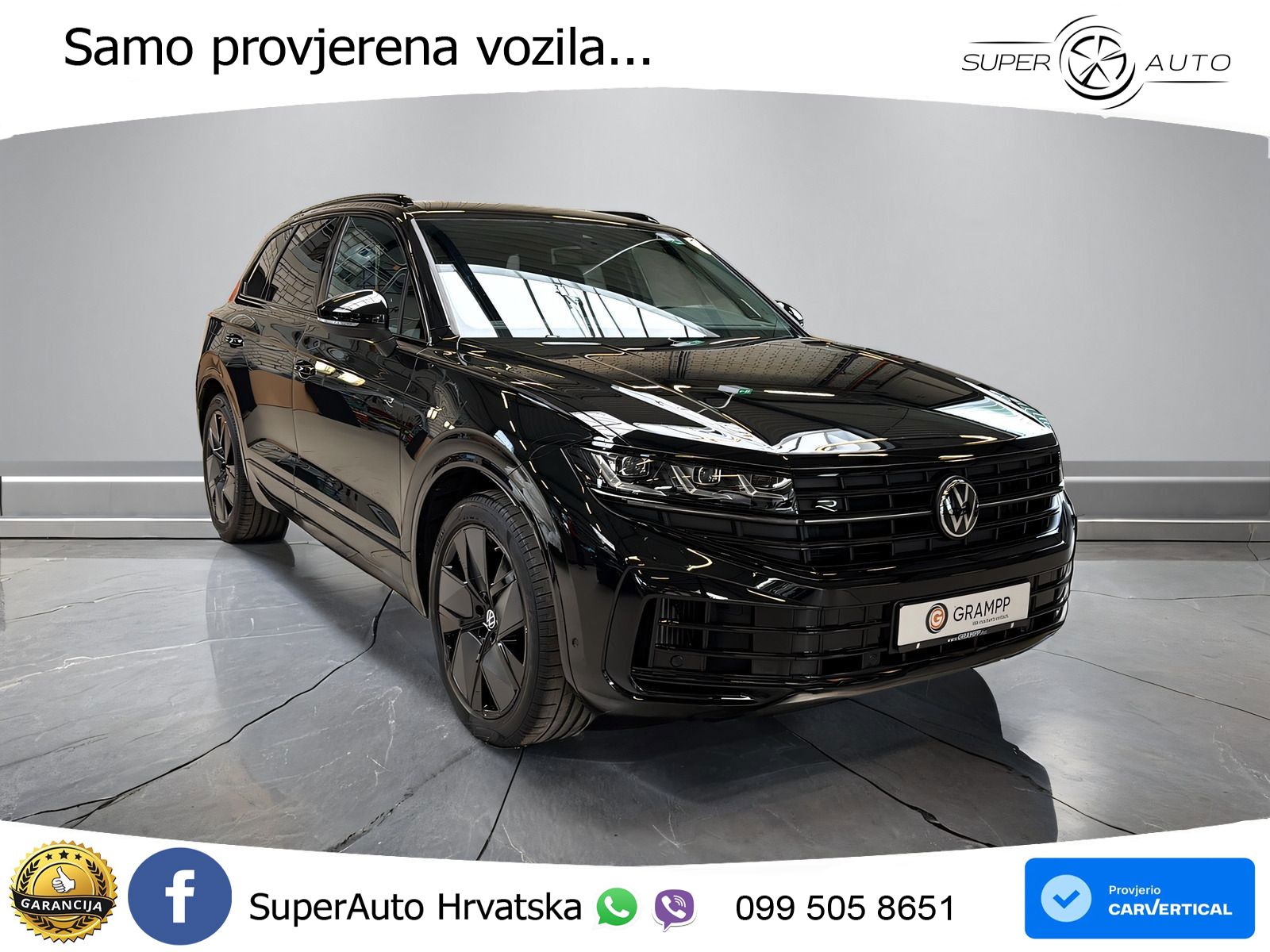 Volkswagen Touareg R 3.0 V6 TFSI (462 KS) 4MOTION Tiptronic ZRAČNI+ACC+4xGR SJED+KAM
