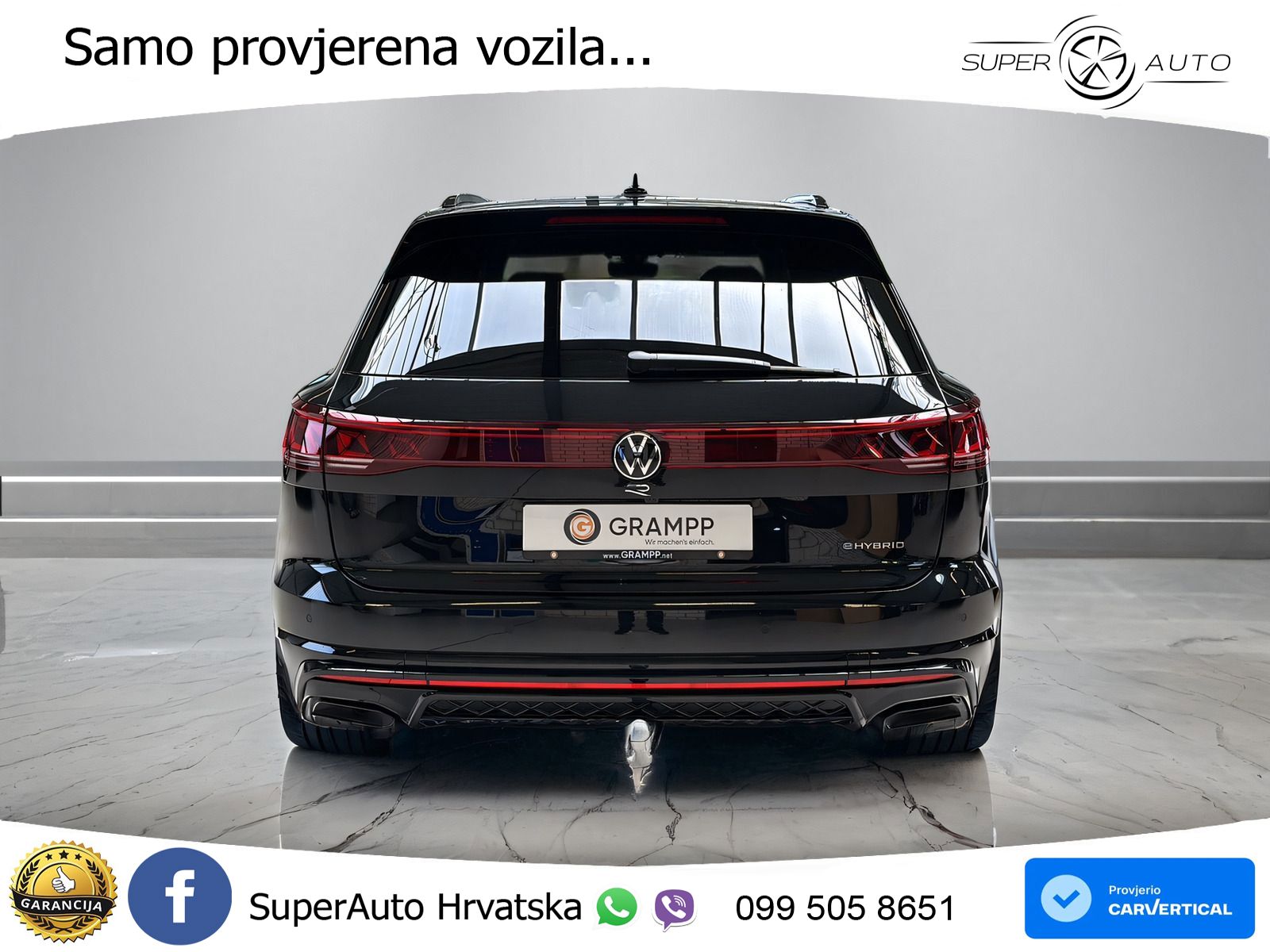 Volkswagen Touareg R 3.0 V6 TFSI (462 KS) 4MOTION Tiptronic ZRAČNI+ACC+4xGR SJED+KAM