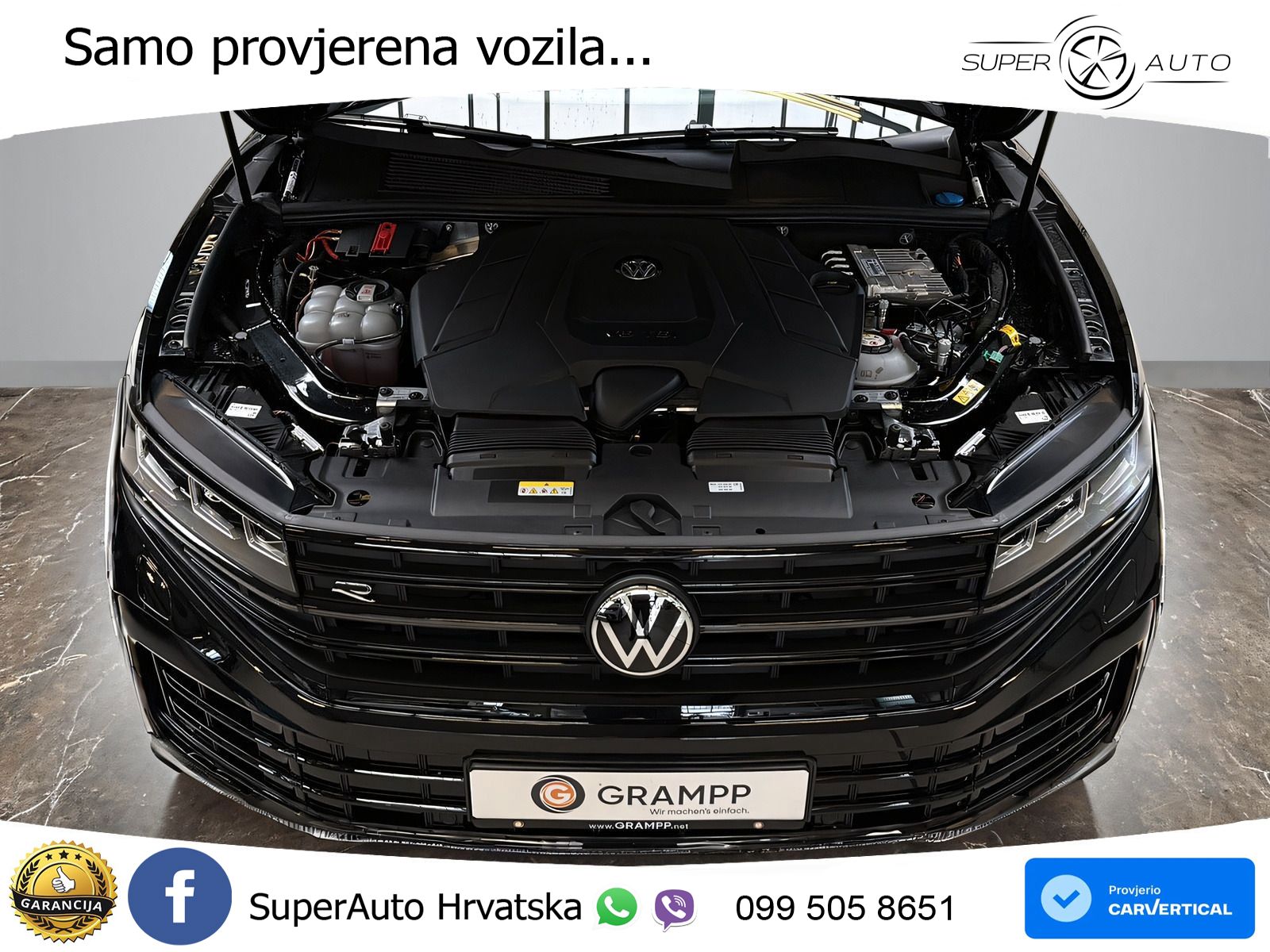 Volkswagen Touareg R 3.0 V6 TFSI (462 KS) 4MOTION Tiptronic ZRAČNI+ACC+4xGR SJED+KAM