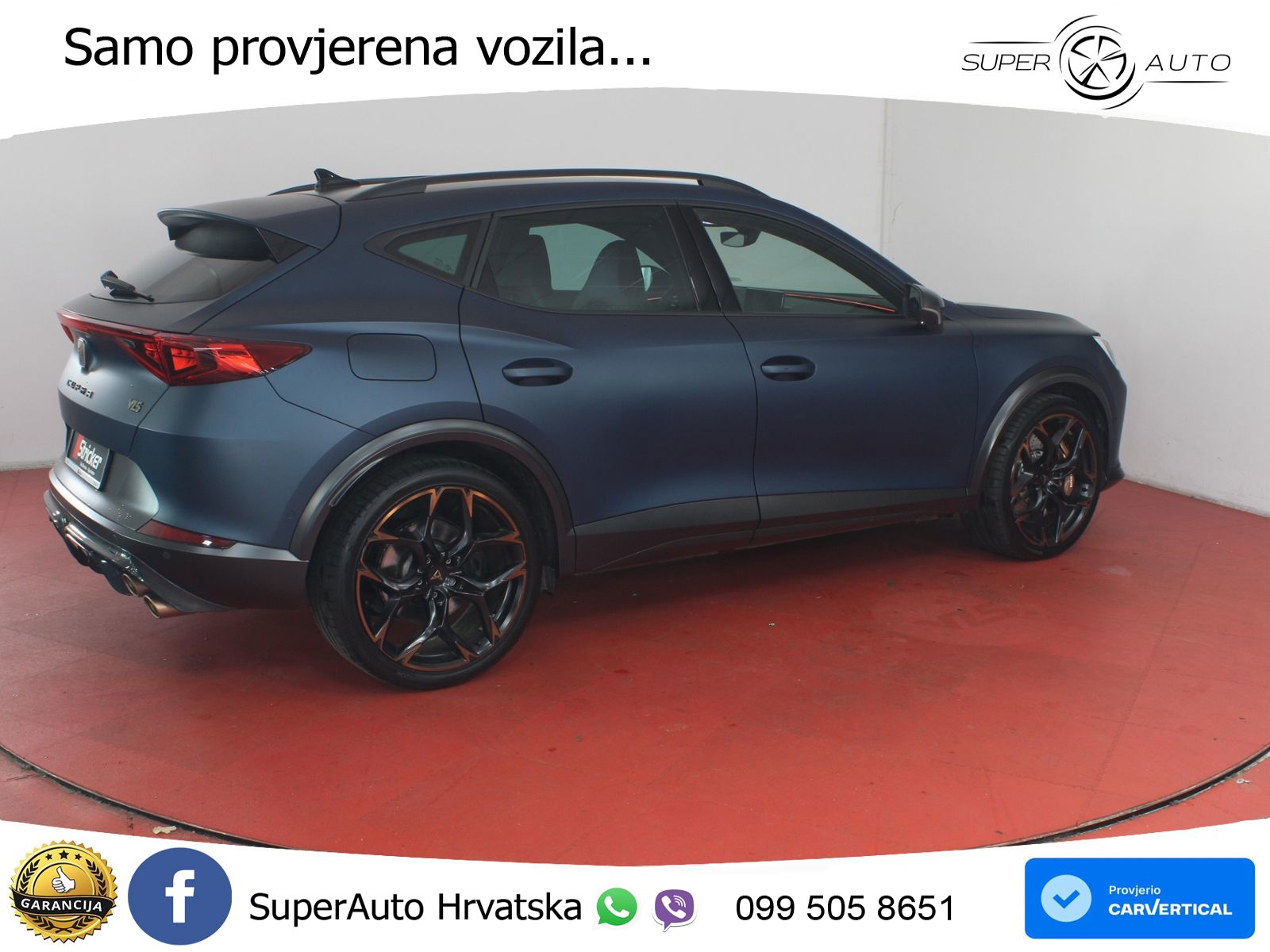 Cupra Formentor VZ5 2.5 TSI (390 KS) 4Drive DSG LED+GR SJED+ACC