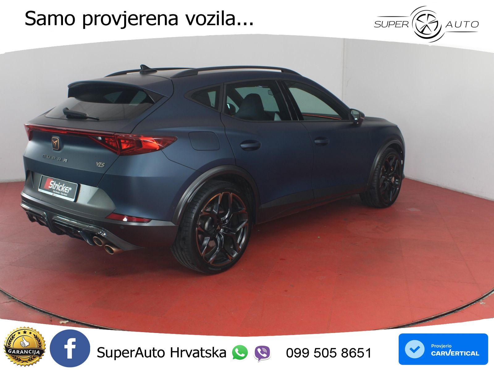 Cupra Formentor VZ5 2.5 TSI (390 KS) 4Drive DSG LED+GR SJED+ACC