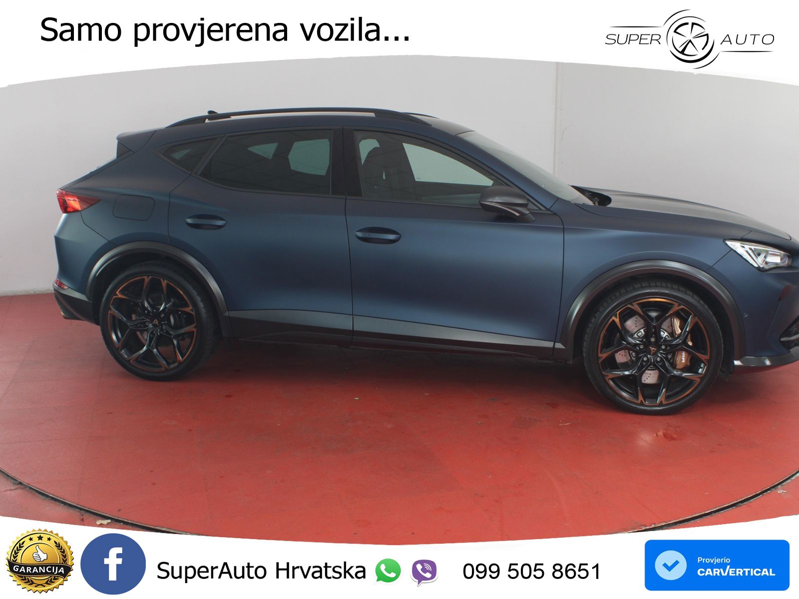 Cupra Formentor VZ5 2.5 TSI (390 KS) 4Drive DSG LED+GR SJED+ACC
