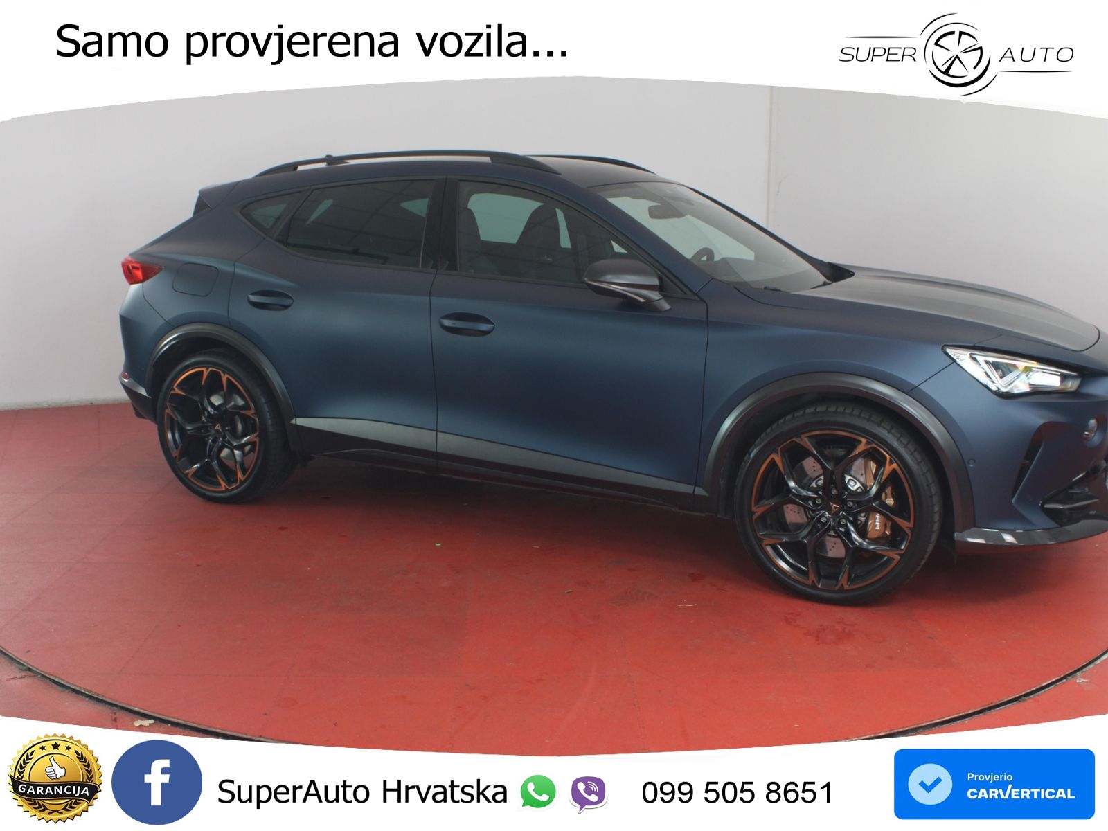 Cupra Formentor VZ5 2.5 TSI (390 KS) 4Drive DSG LED+GR SJED+ACC