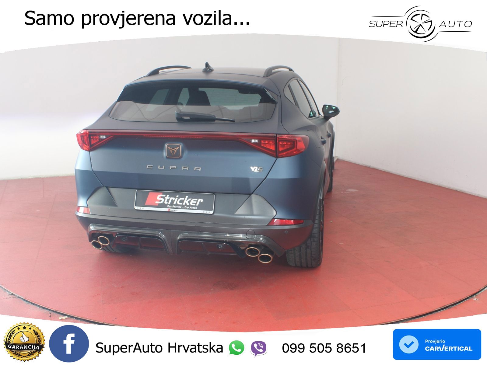 Cupra Formentor VZ5 2.5 TSI (390 KS) 4Drive DSG LED+GR SJED+ACC
