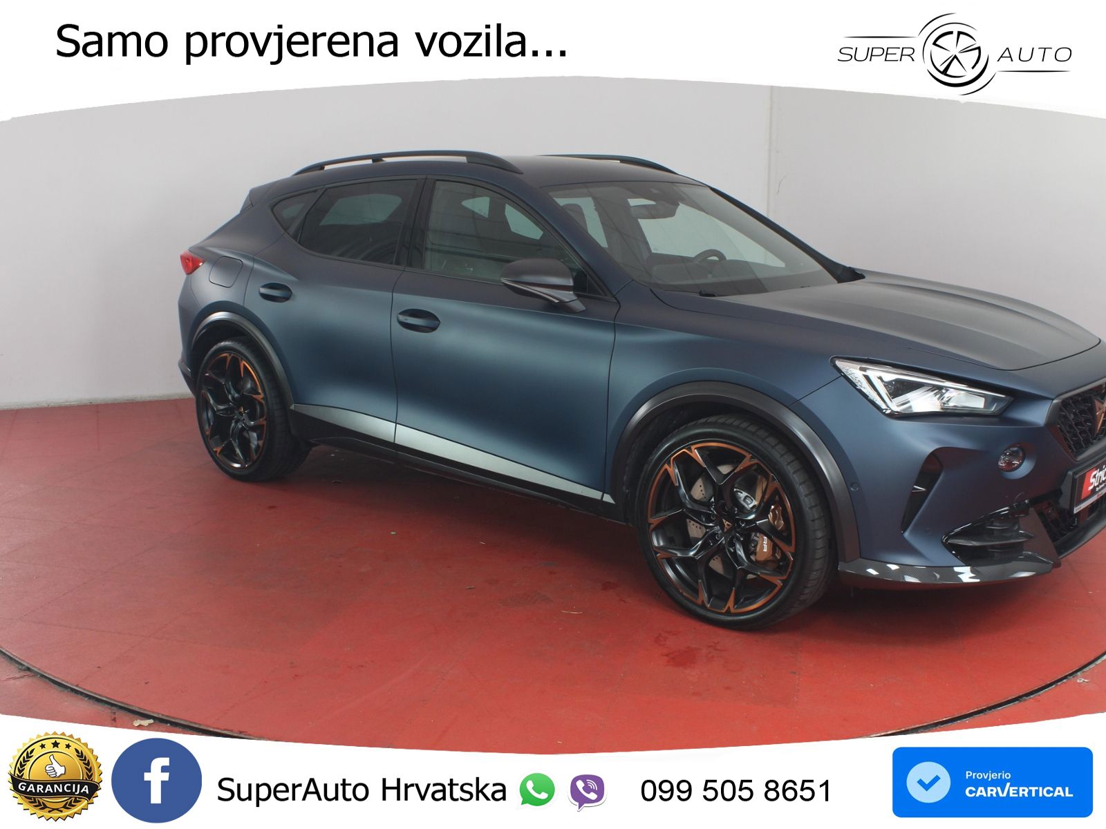 Cupra Formentor VZ5 2.5 TSI (390 KS) 4Drive DSG LED+GR SJED+ACC