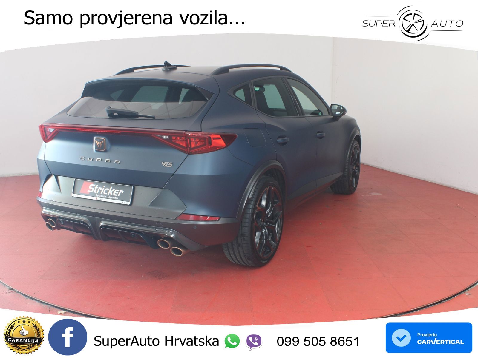 Cupra Formentor VZ5 2.5 TSI (390 KS) 4Drive DSG LED+GR SJED+ACC