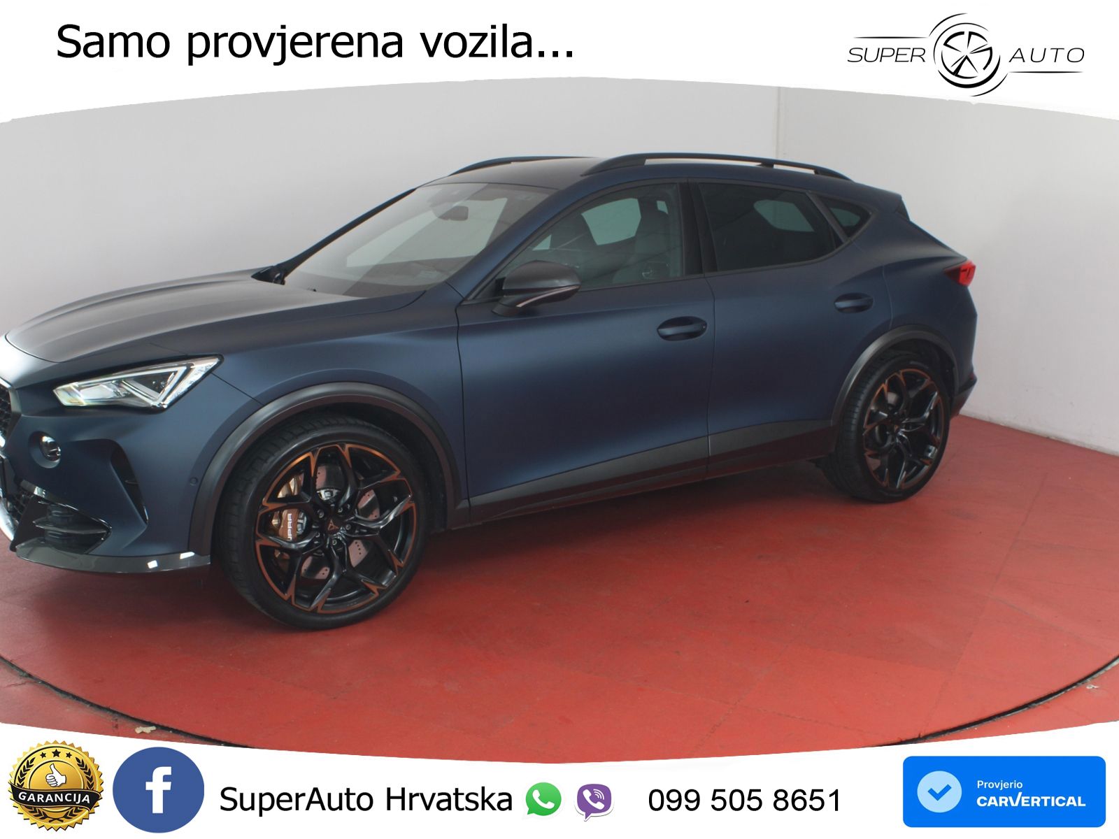 Cupra Formentor VZ5 2.5 TSI (390 KS) 4Drive DSG LED+GR SJED+ACC