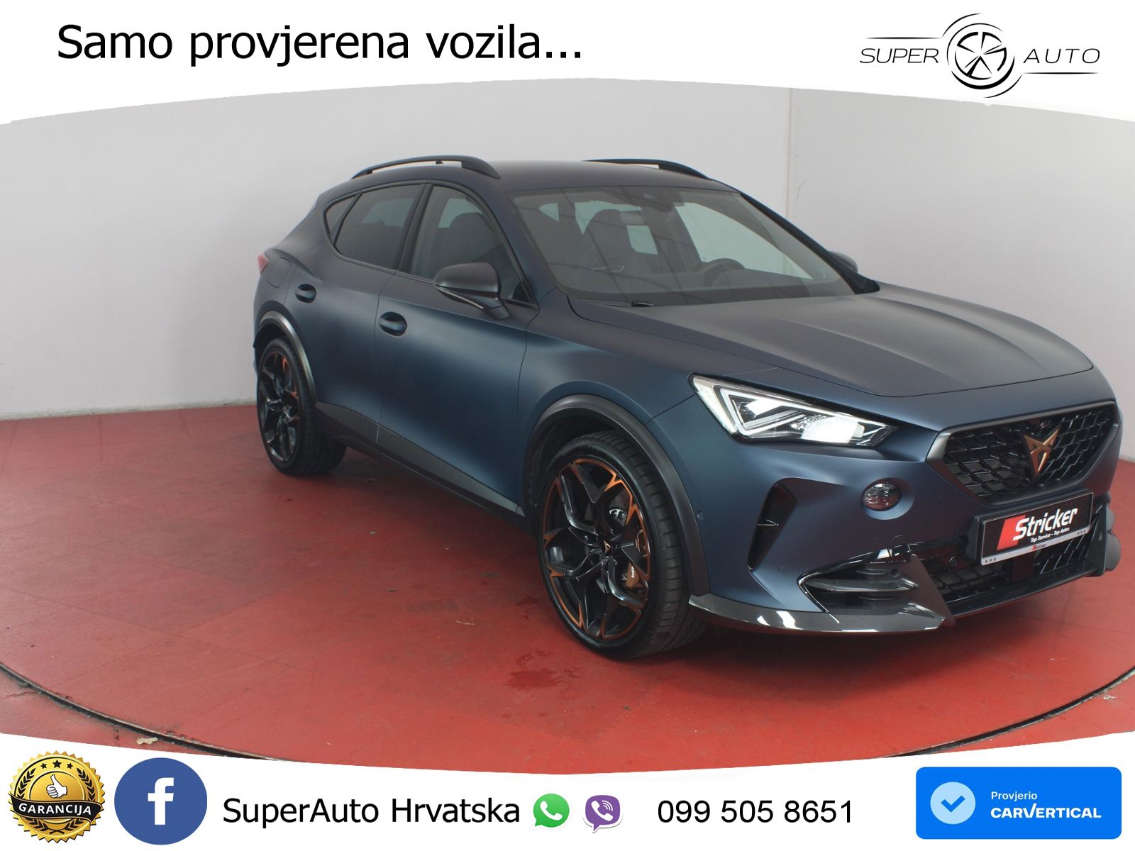 Cupra Formentor VZ5 2.5 TSI (390 KS) 4Drive DSG LED+GR SJED+ACC