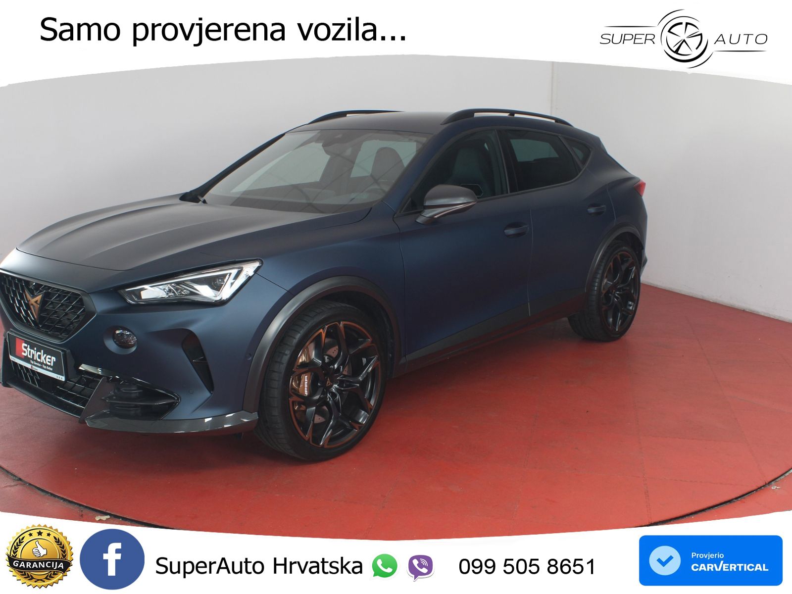 Cupra Formentor VZ5 2.5 TSI (390 KS) 4Drive DSG LED+GR SJED+ACC