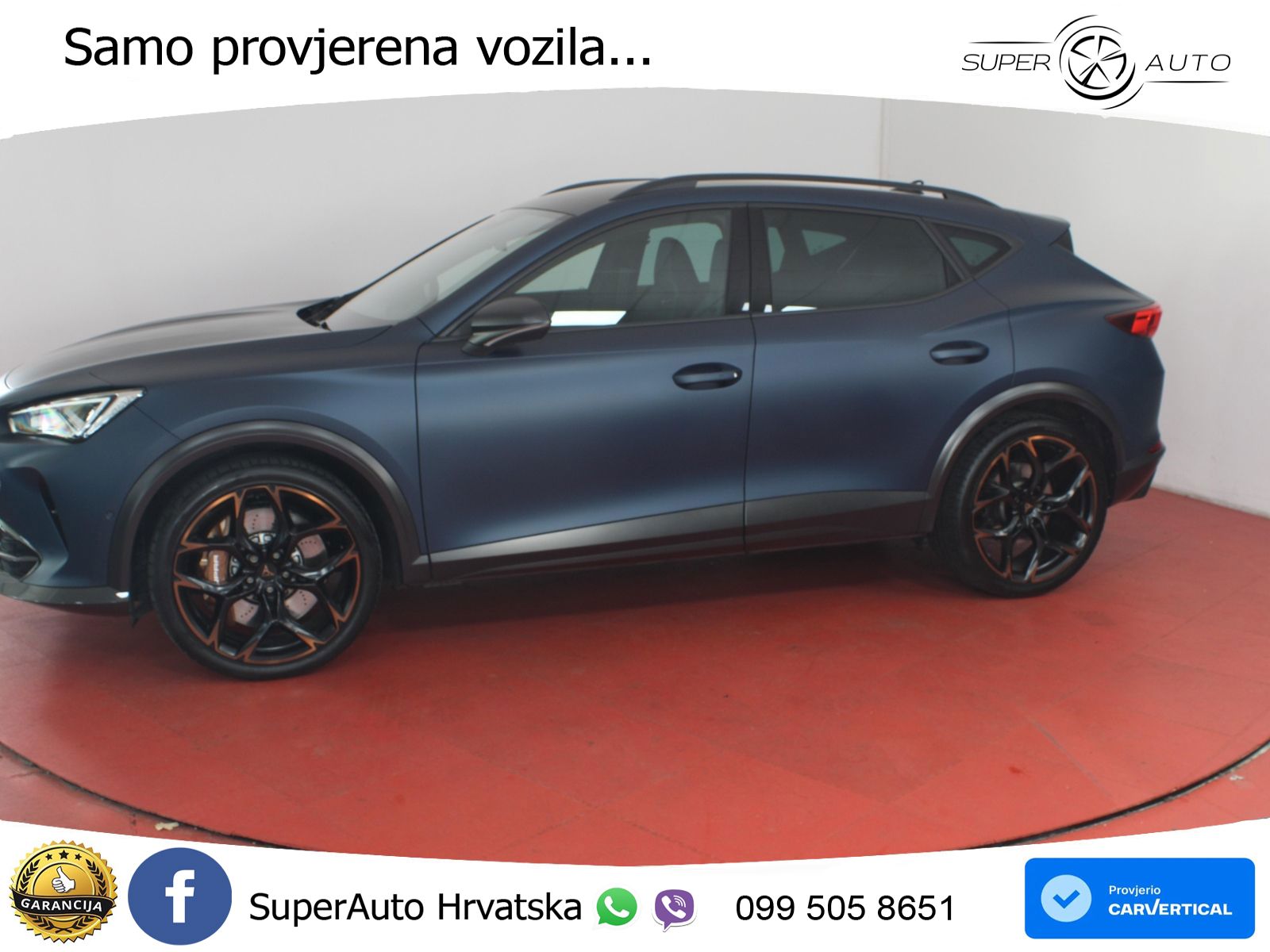 Cupra Formentor VZ5 2.5 TSI (390 KS) 4Drive DSG LED+GR SJED+ACC