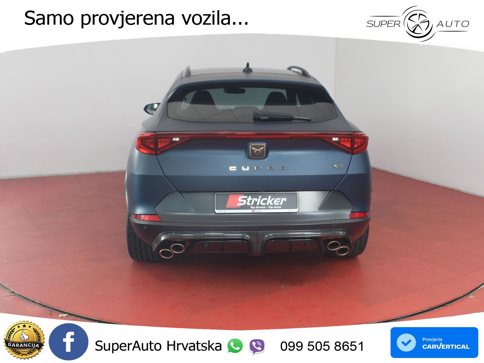 Cupra Formentor VZ5 2.5 TSI (390 KS) 4Drive DSG LED+GR SJED+ACC