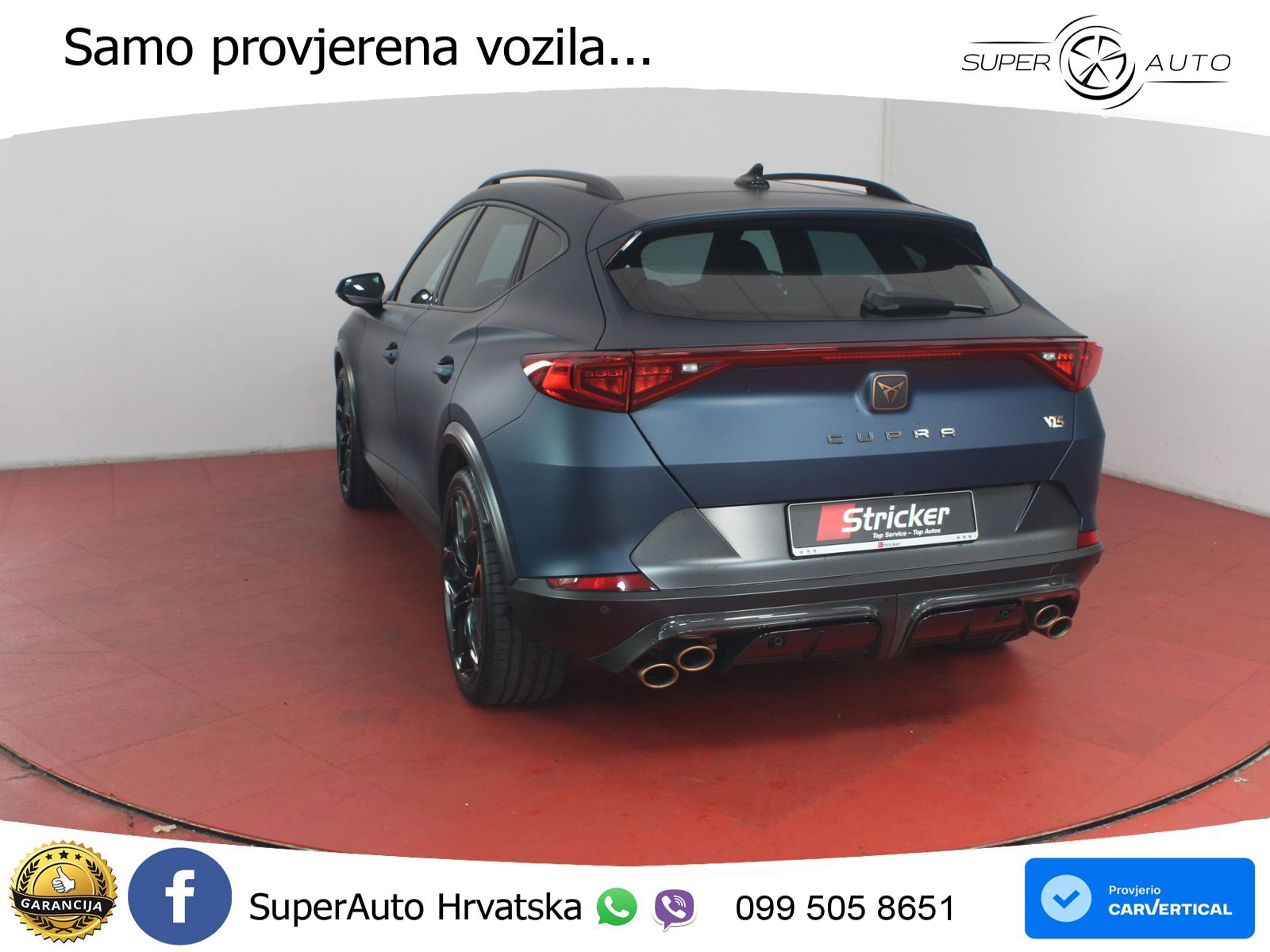 Cupra Formentor VZ5 2.5 TSI (390 KS) 4Drive DSG LED+GR SJED+ACC