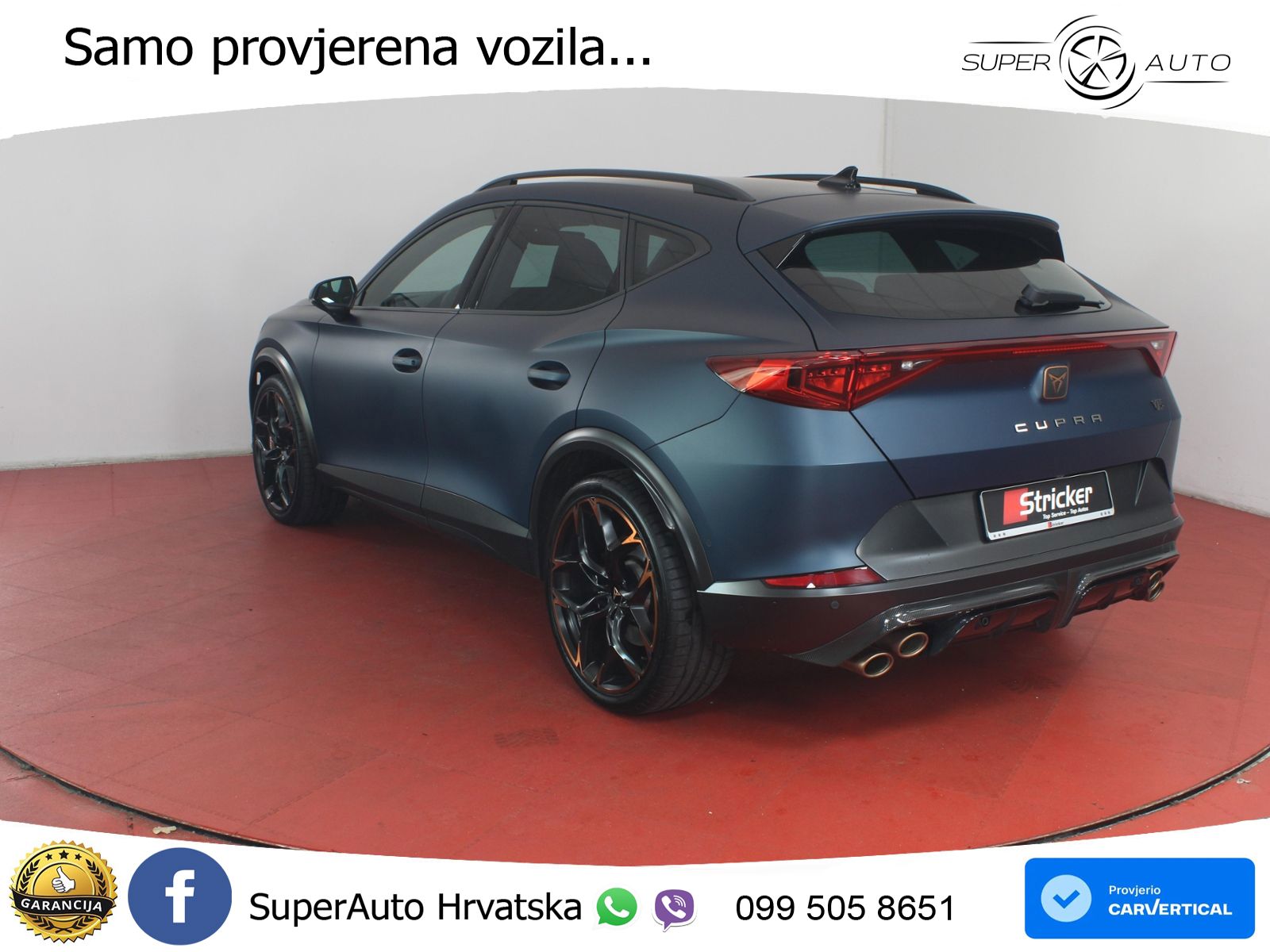 Cupra Formentor VZ5 2.5 TSI (390 KS) 4Drive DSG LED+GR SJED+ACC