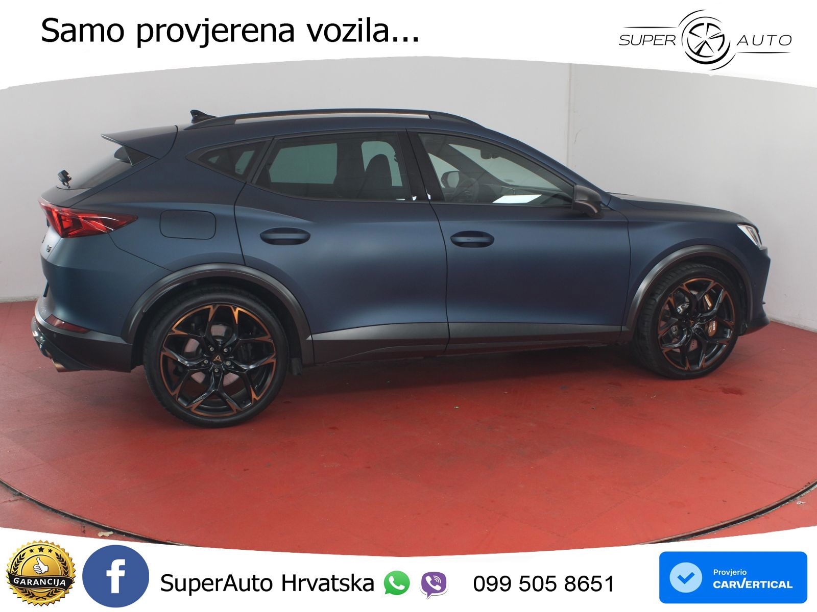 Cupra Formentor VZ5 2.5 TSI (390 KS) 4Drive DSG LED+GR SJED+ACC