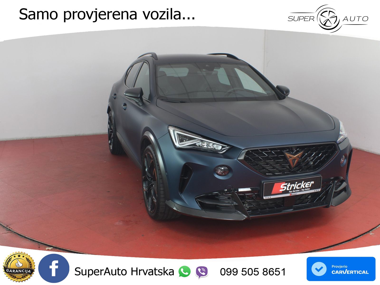Cupra Formentor VZ5 2.5 TSI (390 KS) 4Drive DSG LED+GR SJED+ACC
