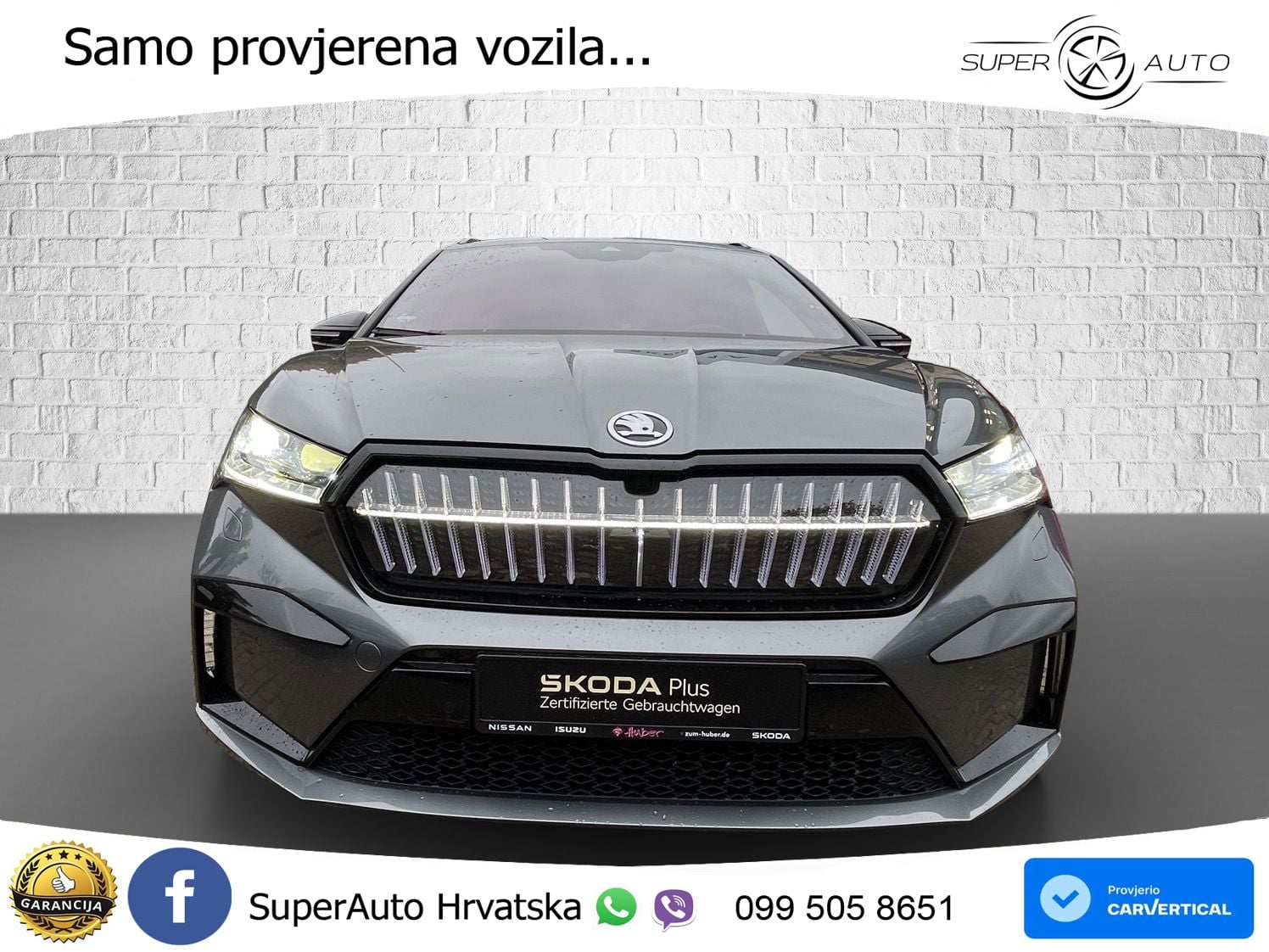 Škoda Enyaq iV 80 82 kWh (204 KS) SportLine LED+GR SJED+ACC