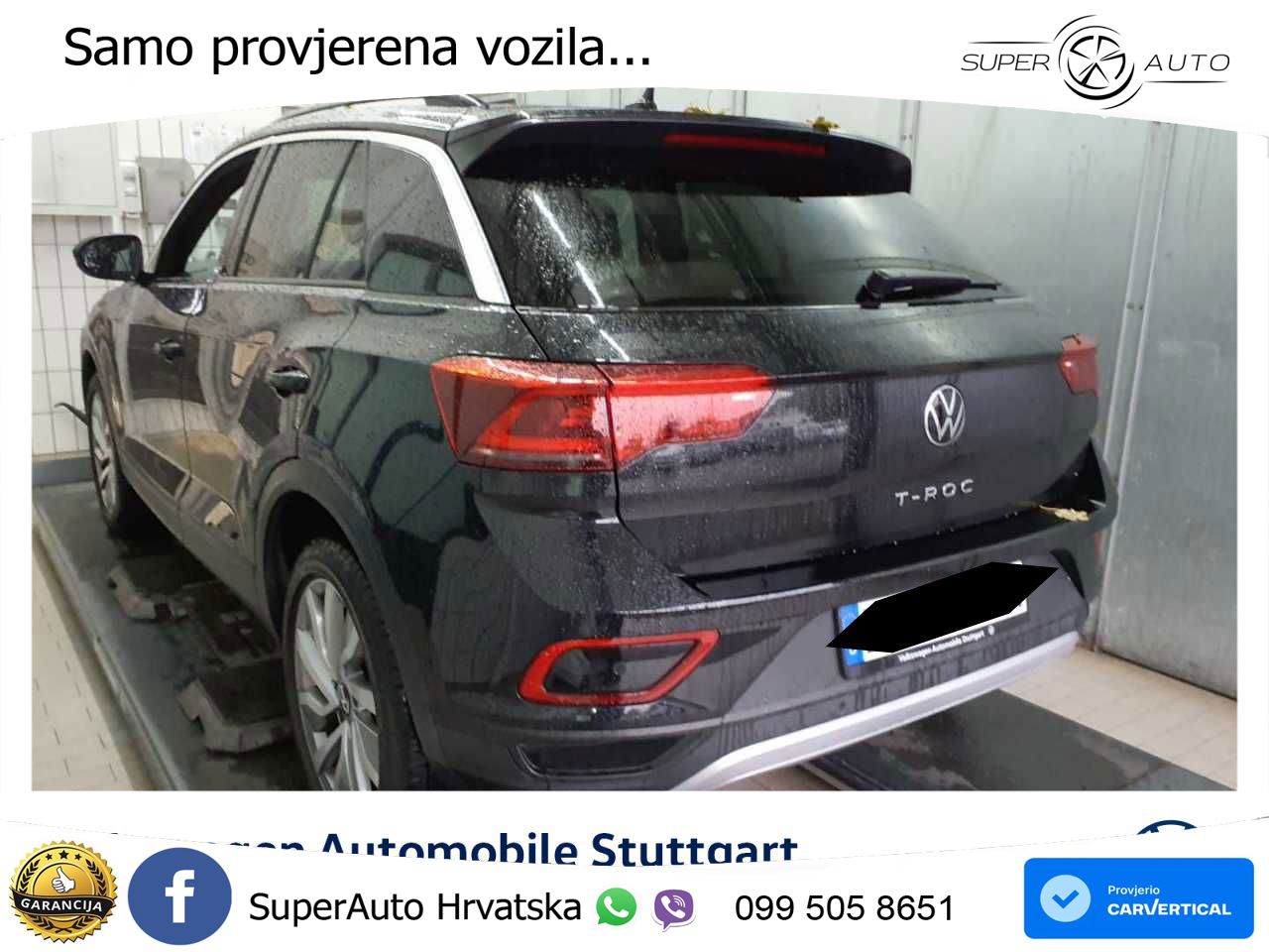 Volkswagen T-Roc 1.5 TSI (150 KS) DSG LED+GR SJED+ACC