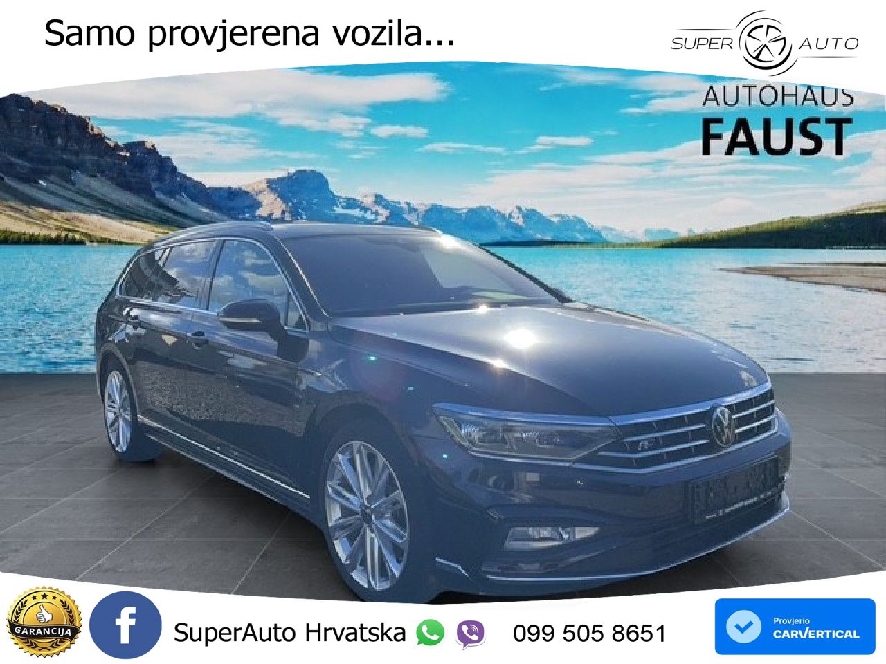 Volkswagen Passat Variant 2.0 TSI OPF (280 KS) 4MOTION DSG R-Line LED+GR SJED+ACC