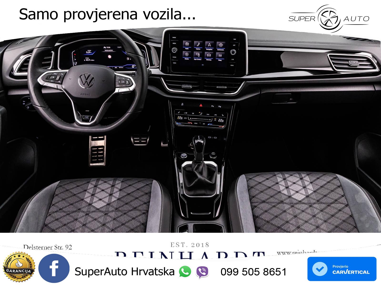 Volkswagen T-Roc 1.5 TSI (150 KS) DSG R-Line LED+GR SJED+ACC