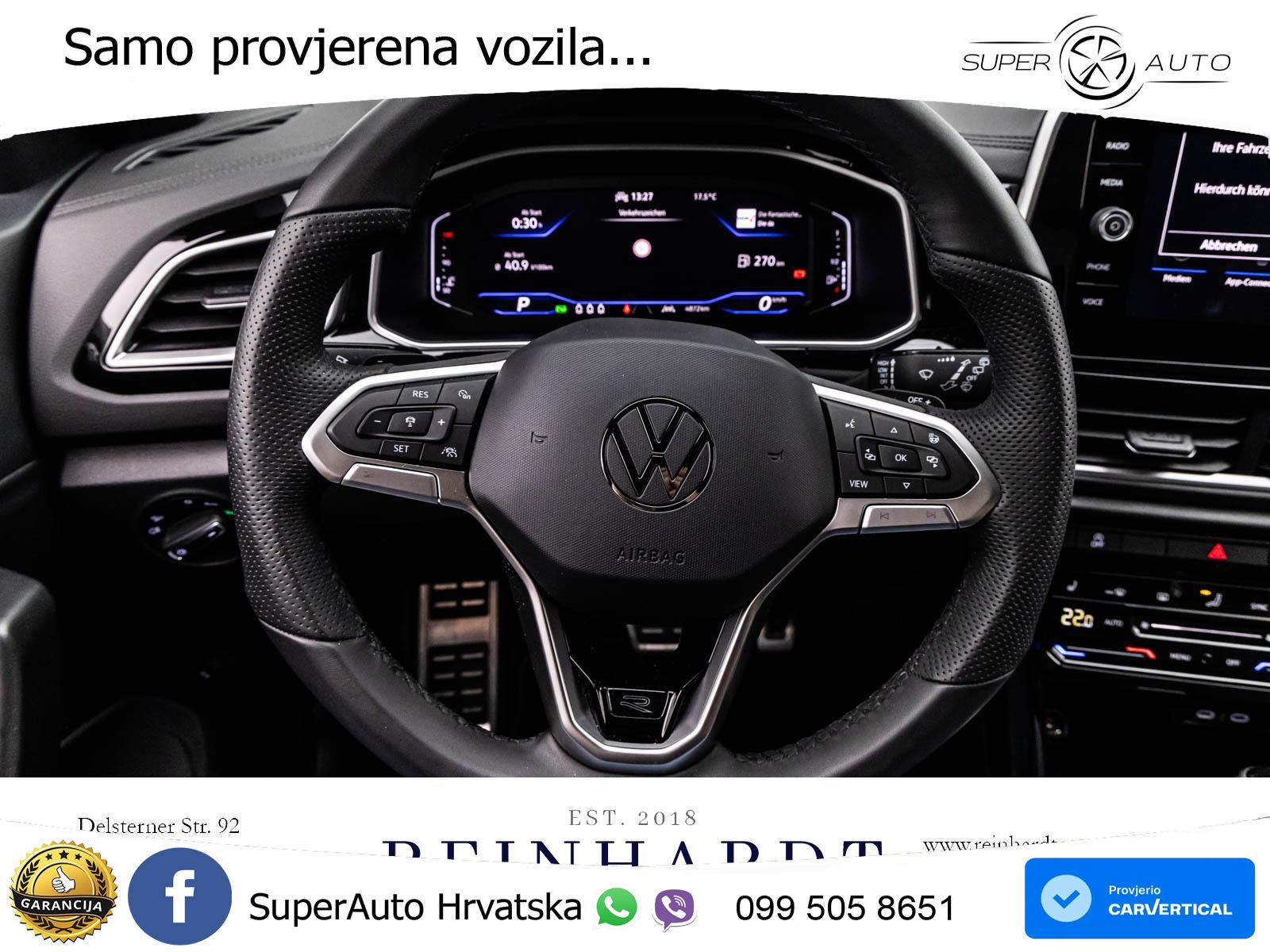 Volkswagen T-Roc 1.5 TSI (150 KS) DSG R-Line LED+GR SJED+ACC