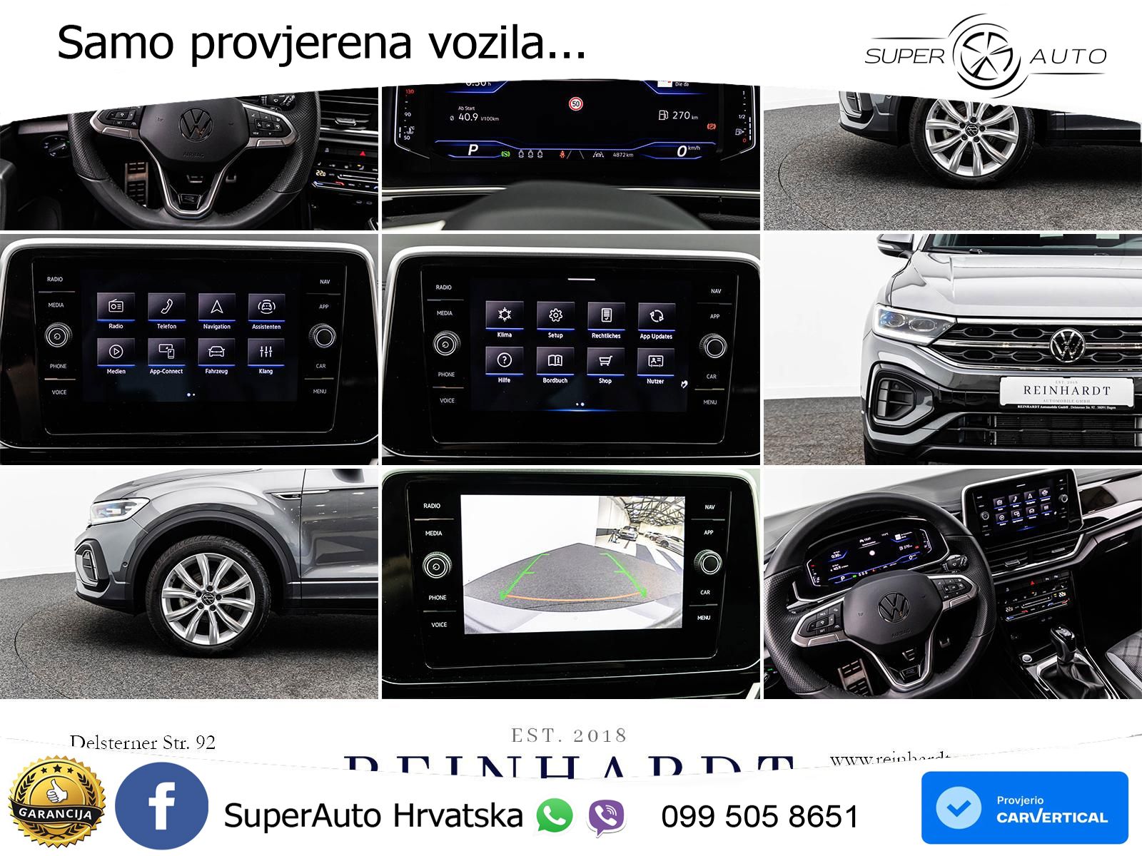 Volkswagen T-Roc 1.5 TSI (150 KS) DSG R-Line LED+GR SJED+ACC