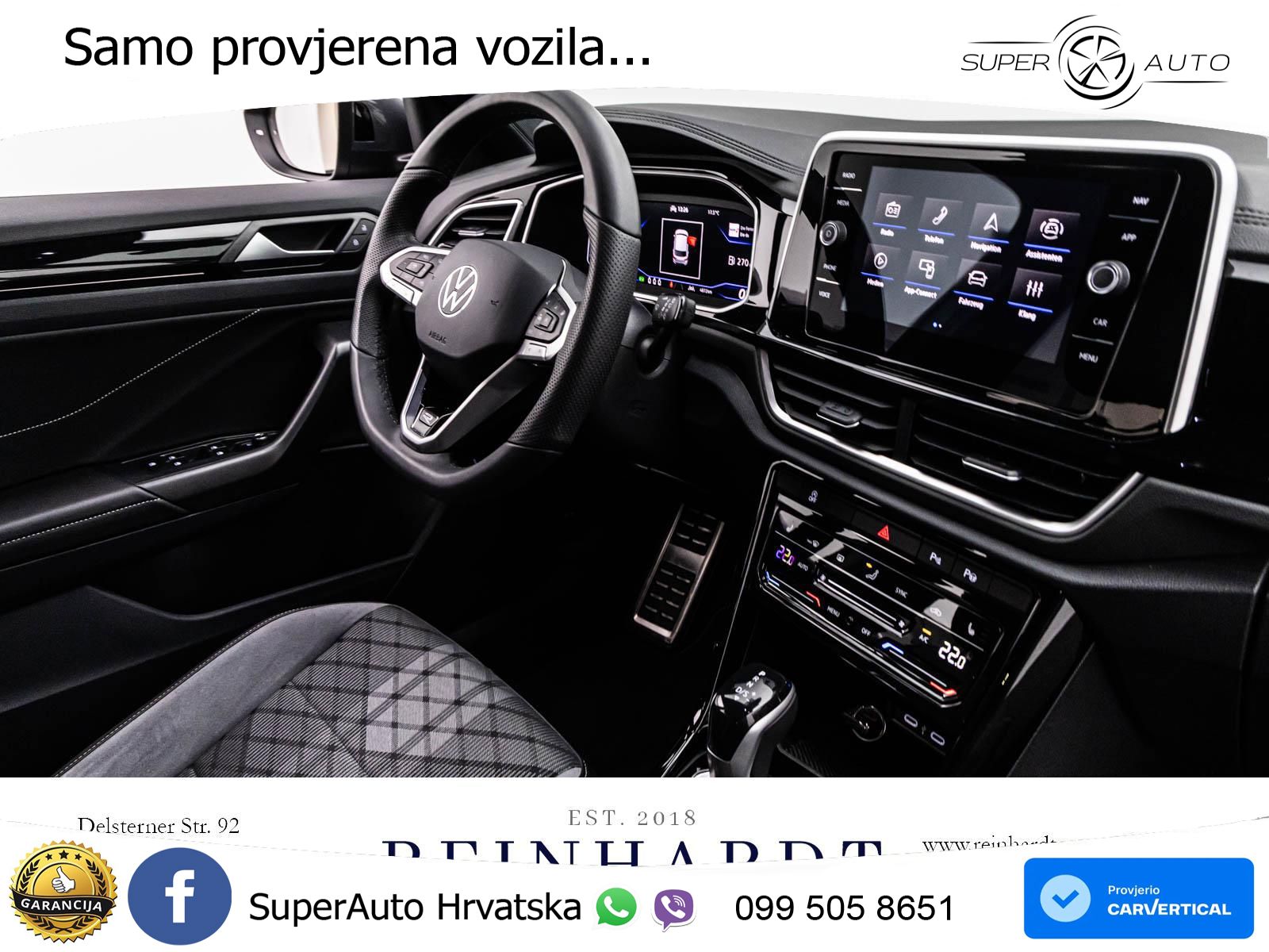 Volkswagen T-Roc 1.5 TSI (150 KS) DSG R-Line LED+GR SJED+ACC