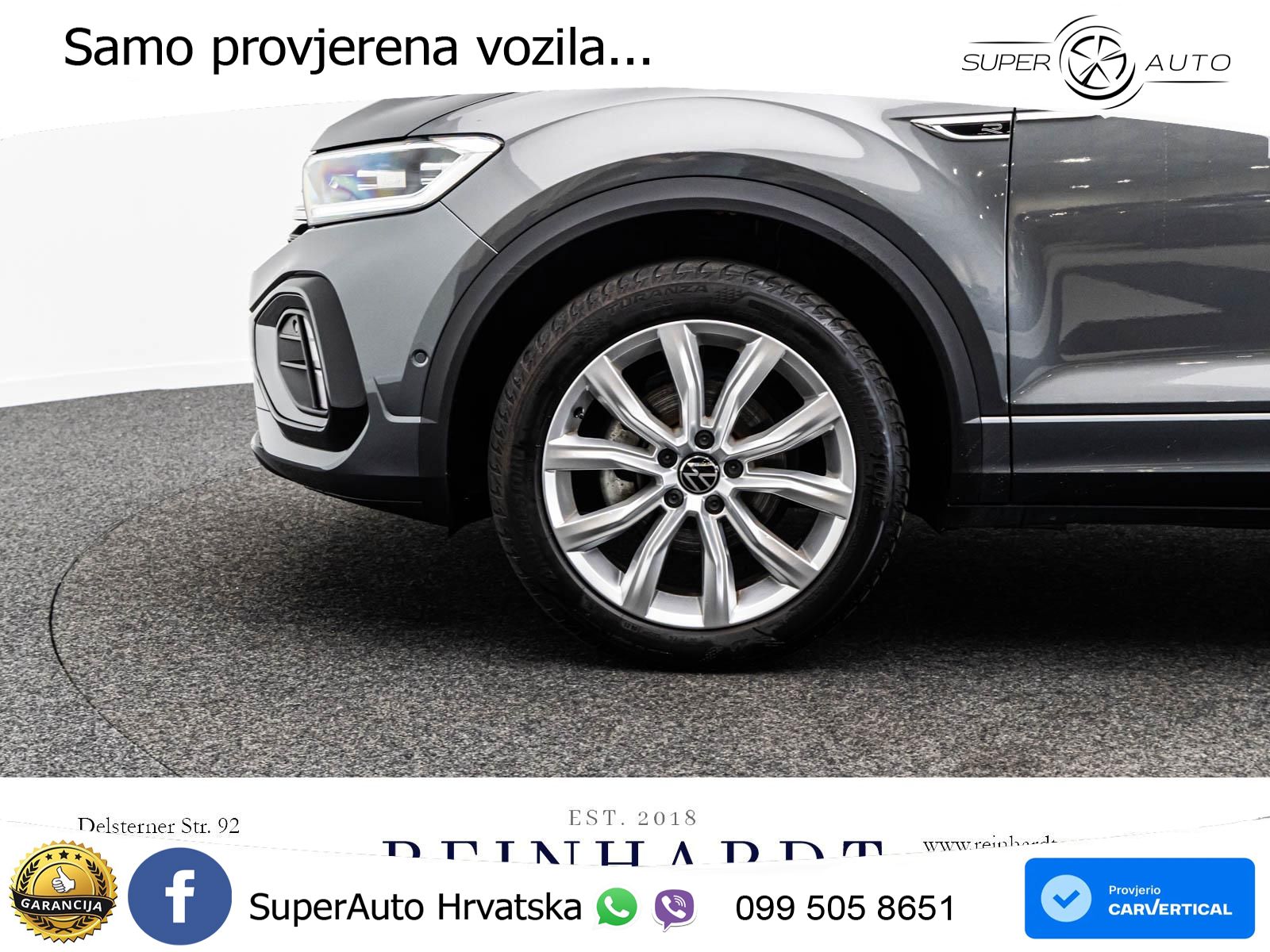 Volkswagen T-Roc 1.5 TSI (150 KS) DSG R-Line LED+GR SJED+ACC
